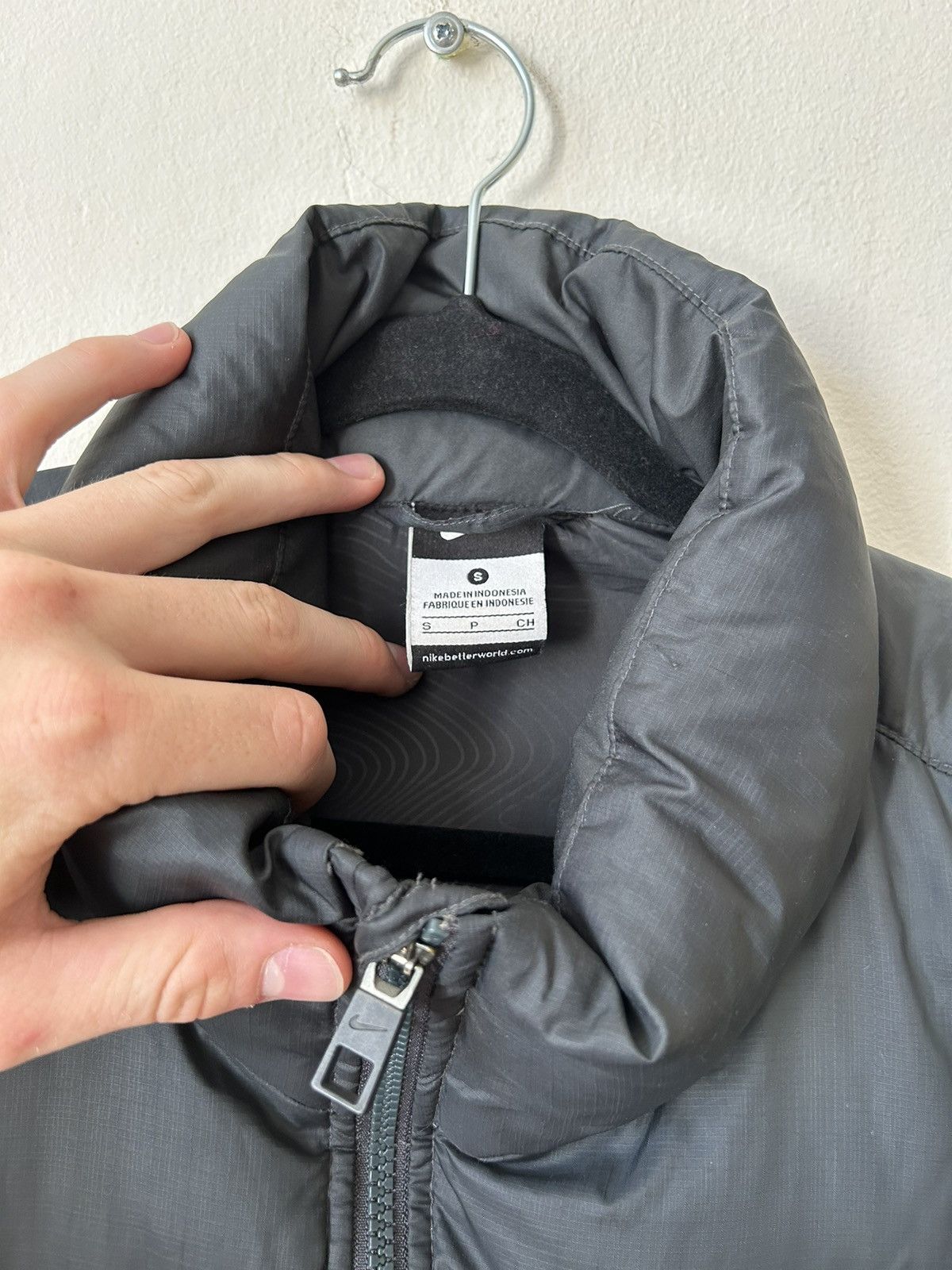 Vintage NIKE DRILL Y2K VINTAGE DOWN PUFFER JACKET Size US S / EU 44-46 / 1 - 3 Thumbnail