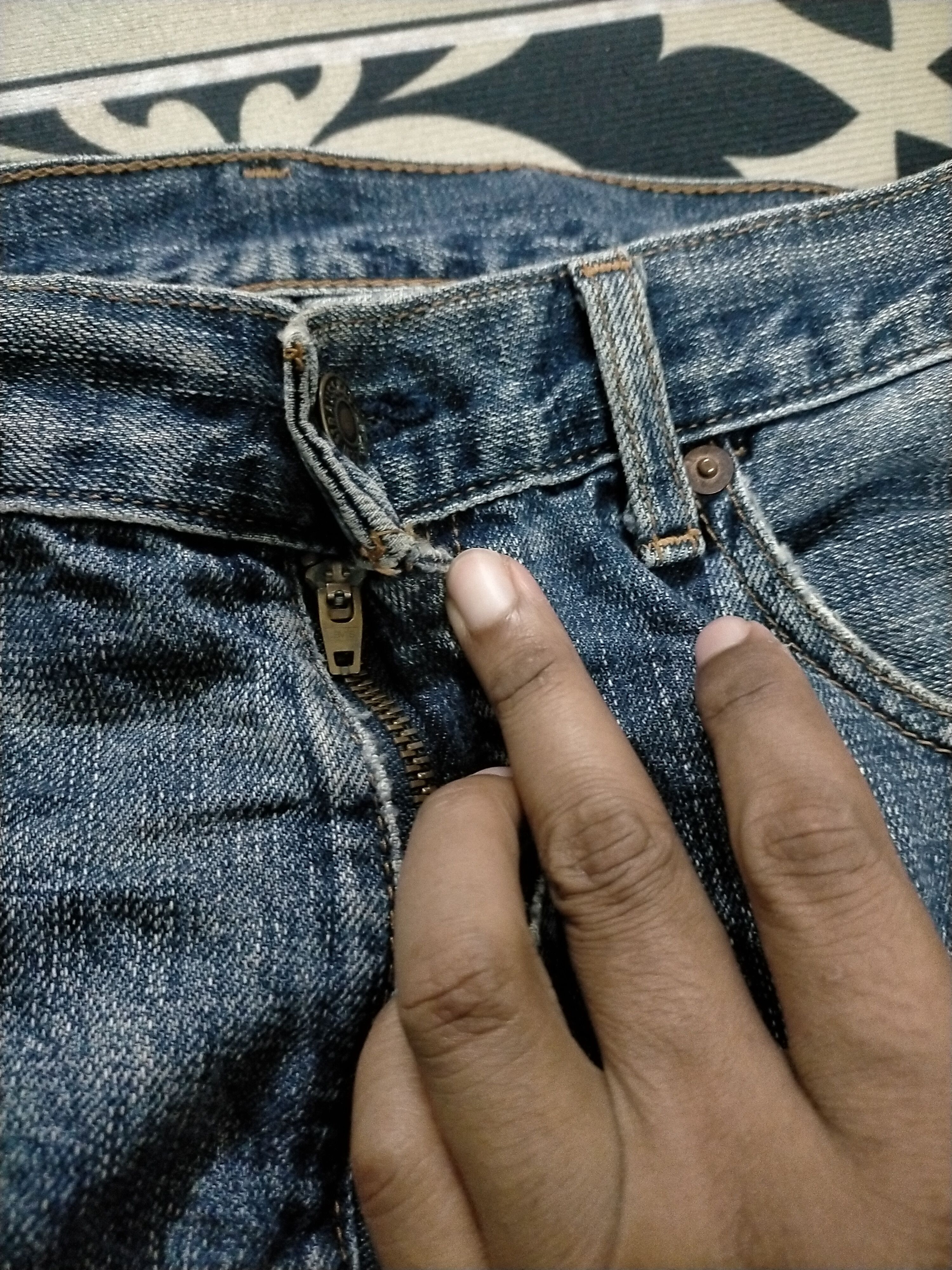 Levi's 🔥 Washed🔥 Vintage Levis 512 Distressed Jeans Size US 32 / EU 48 - 10 Thumbnail
