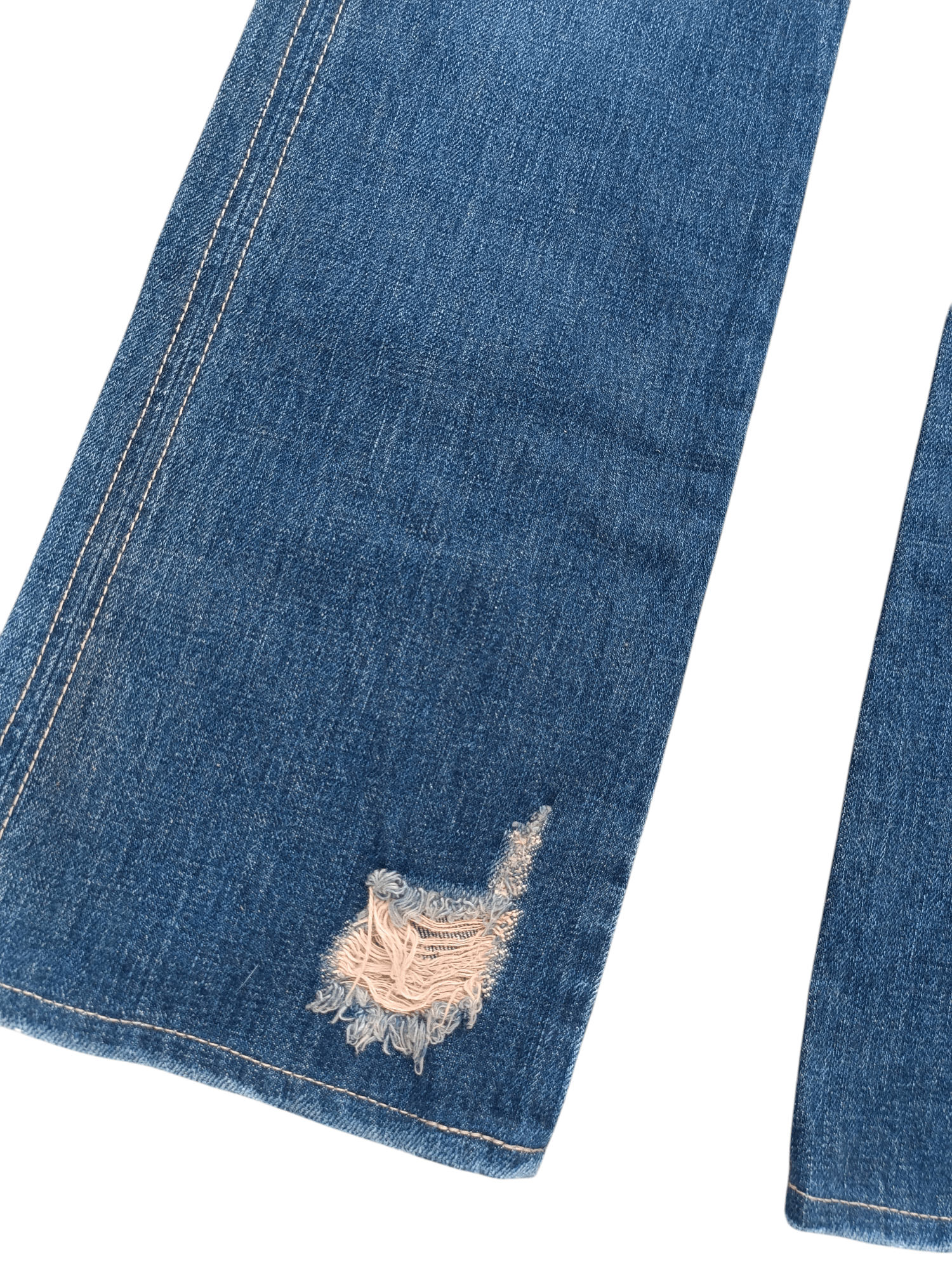 Japanese Brand FYE FLARED 🔥 BETTY SMITH DISTRESSED BOOT CUT DENIM Size US 28 / EU 44 - 7 Thumbnail