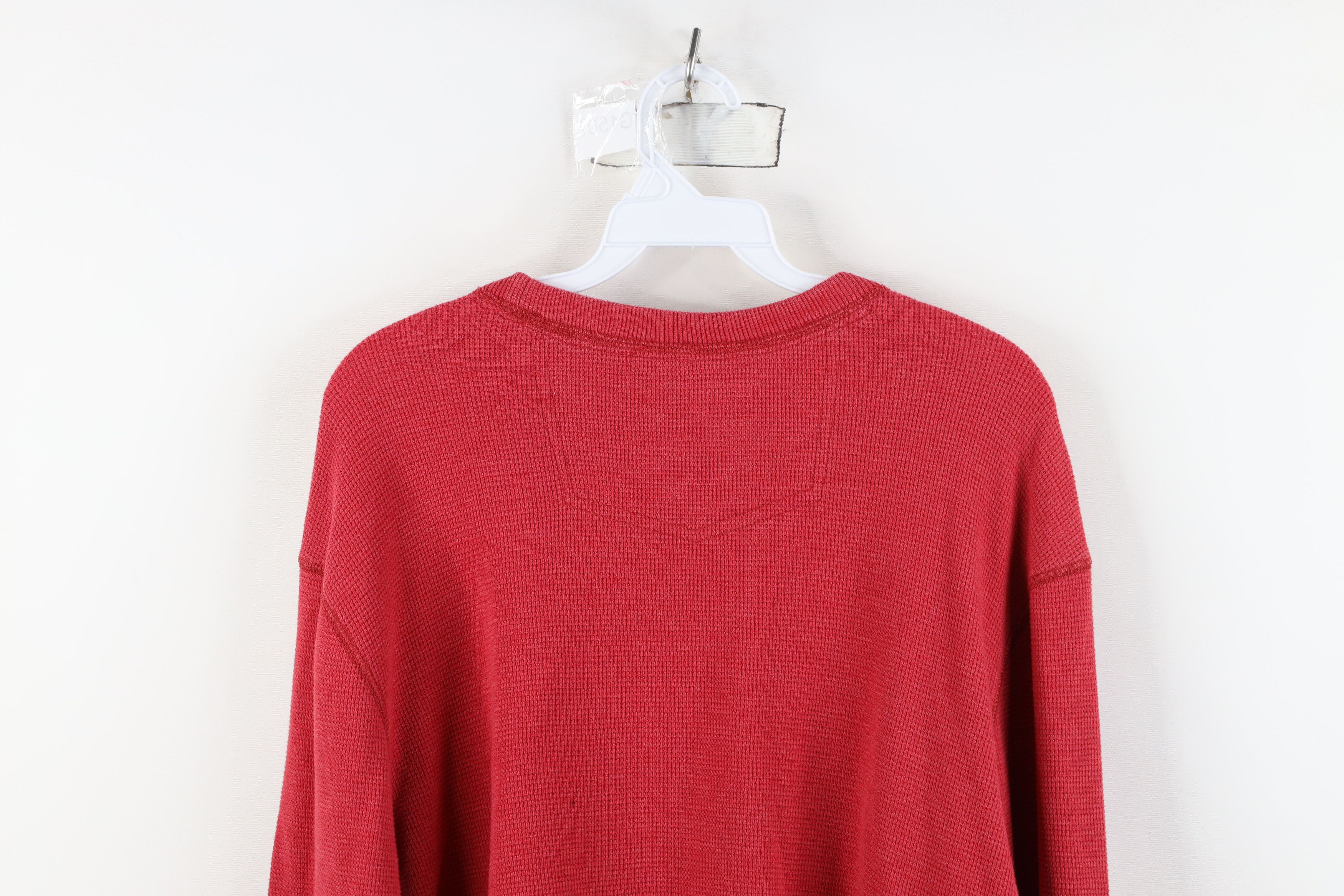 Eddie Bauer Vintage Y2K Eddie Bauer Waffle Knit Long Sleeve T-Shirt Size US L / EU 52-54 / 3 - 9 Thumbnail