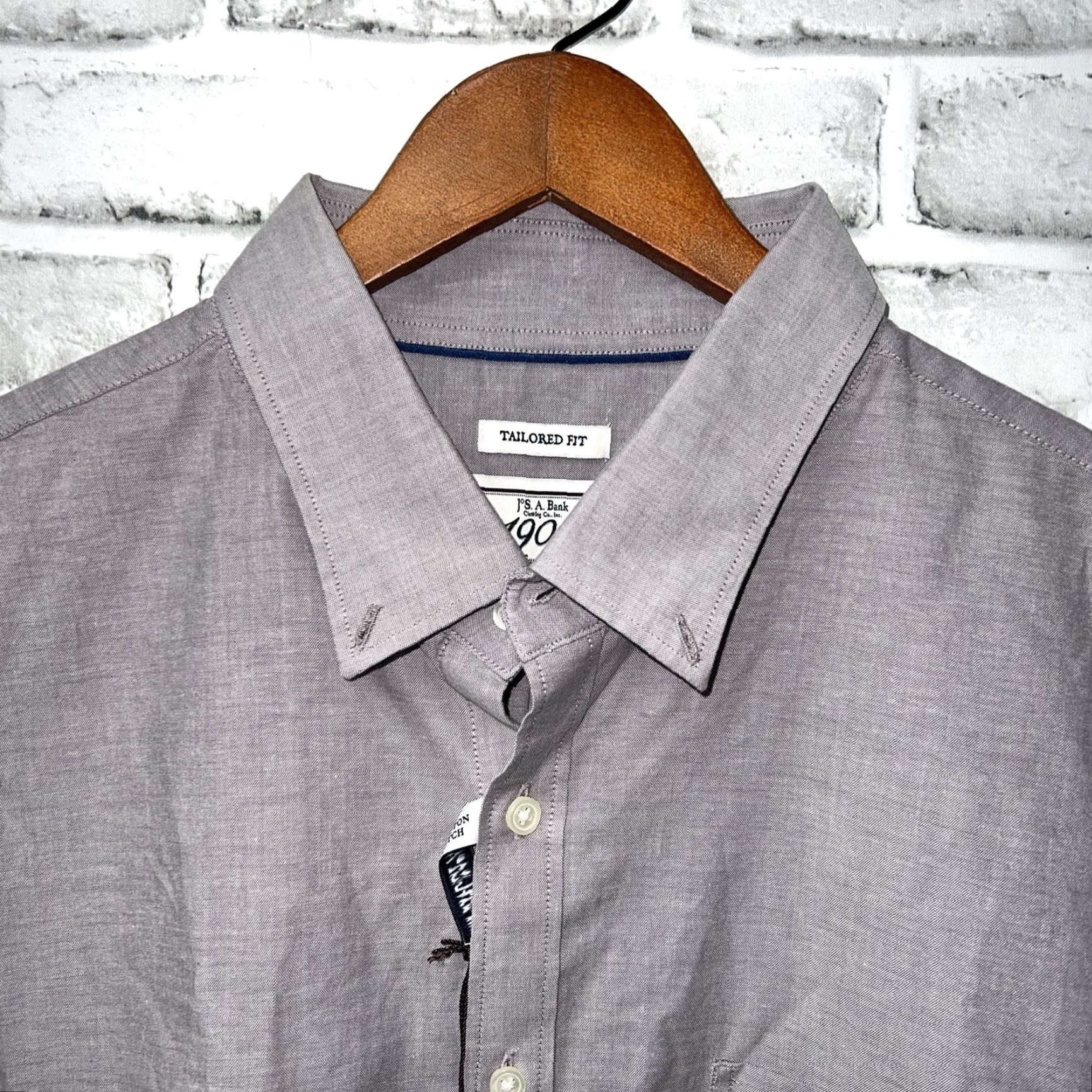 Jos. A. Bank Jos A Bank NWT Shirt Button Up Purple XL 25” Pit To Pit Mens Size US XL / EU 56 / 4 - 2 Thumbnail