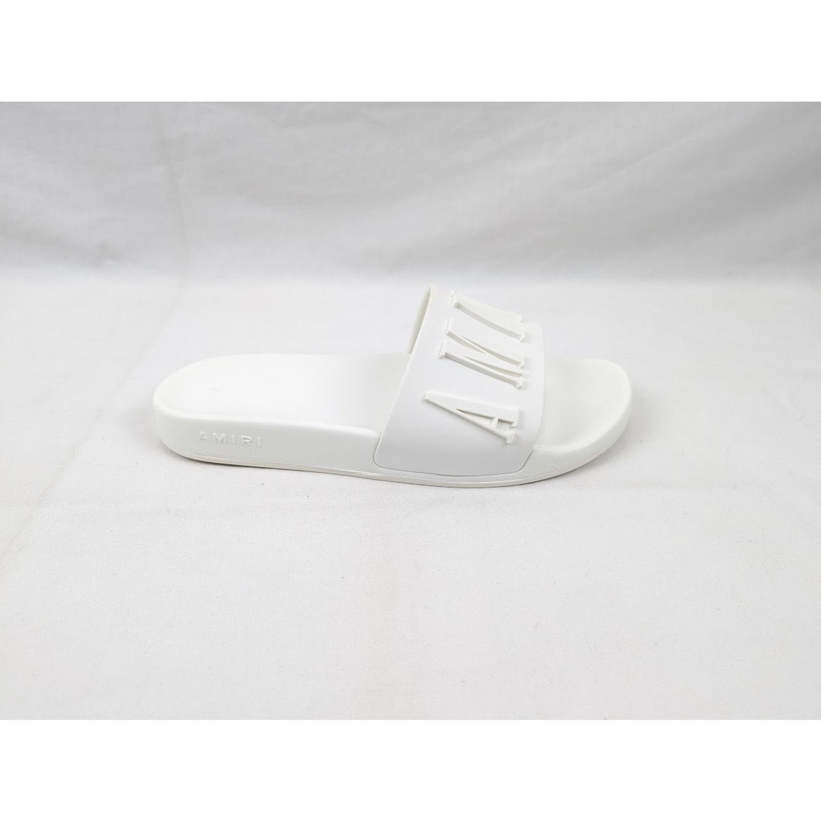 Amiri o1rshd1 Q:8 / Logo Pool Slide in White Size US 11 / EU 44 - 1 Thumbnail