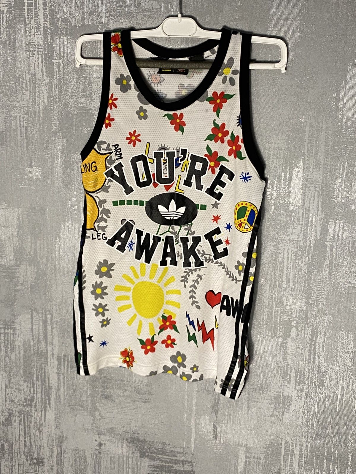 Adidas × Pharrell Adidas Pharrell Williams You’re awake tank T-shirt jersey Size US XS / EU 42 / 0 - 1 Thumbnail