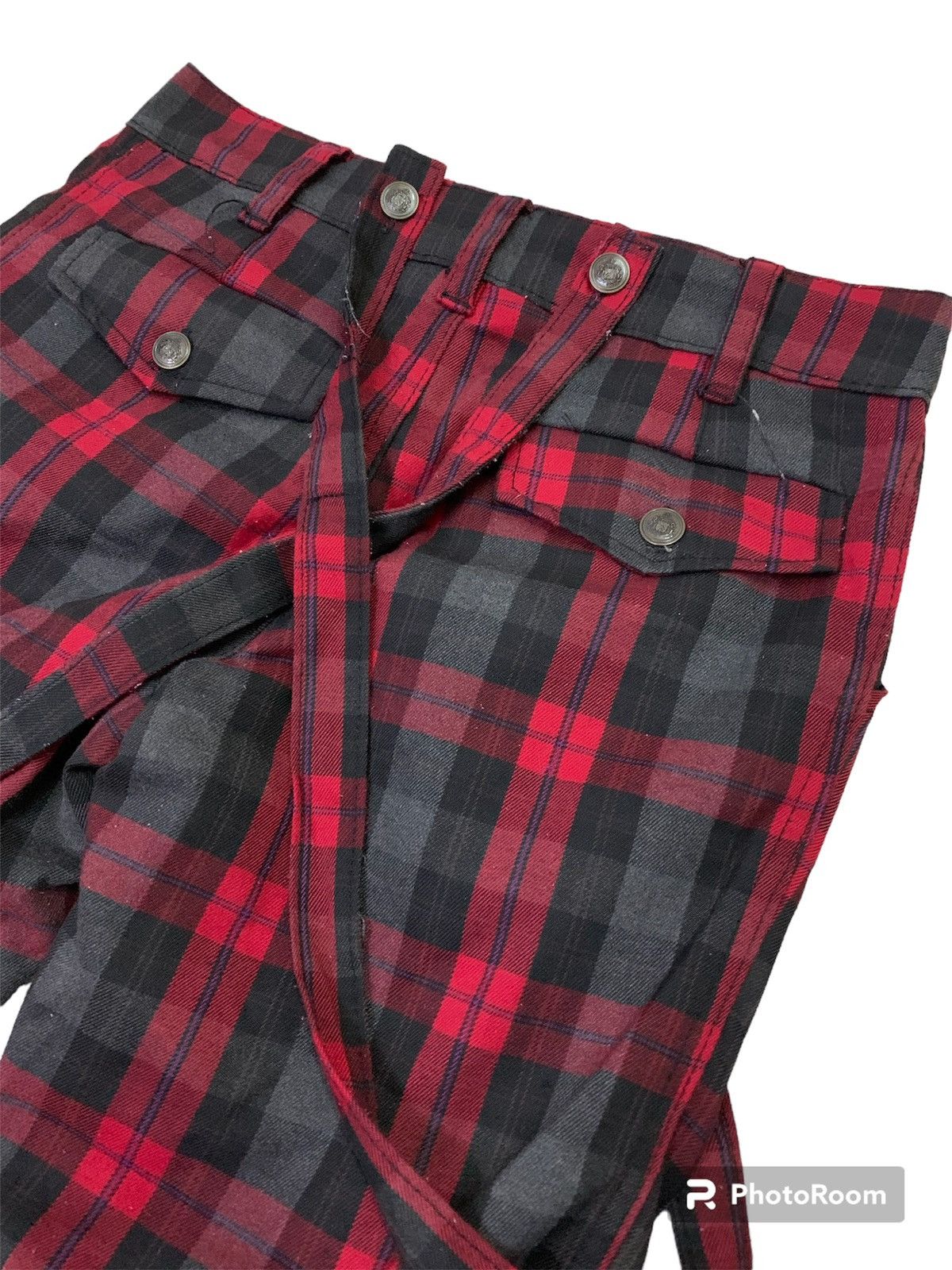 Seditionaries Seditionaries Suspenders Gothic Tartan Punk Pant Size 28" / US 6 / IT 42 - 3 Thumbnail
