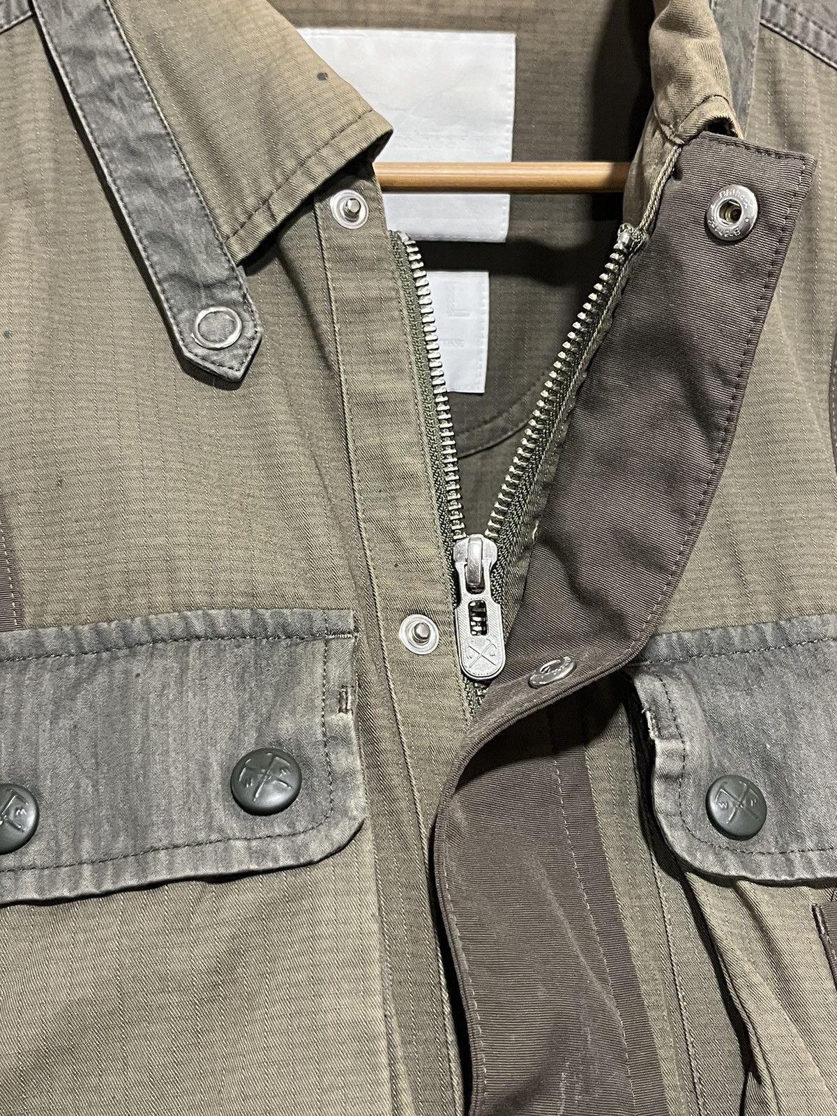White Mountaineering White Mountaineering Cloth Military Jacket Olive Green Size US L / EU 52-54 / 3 - 8 Thumbnail