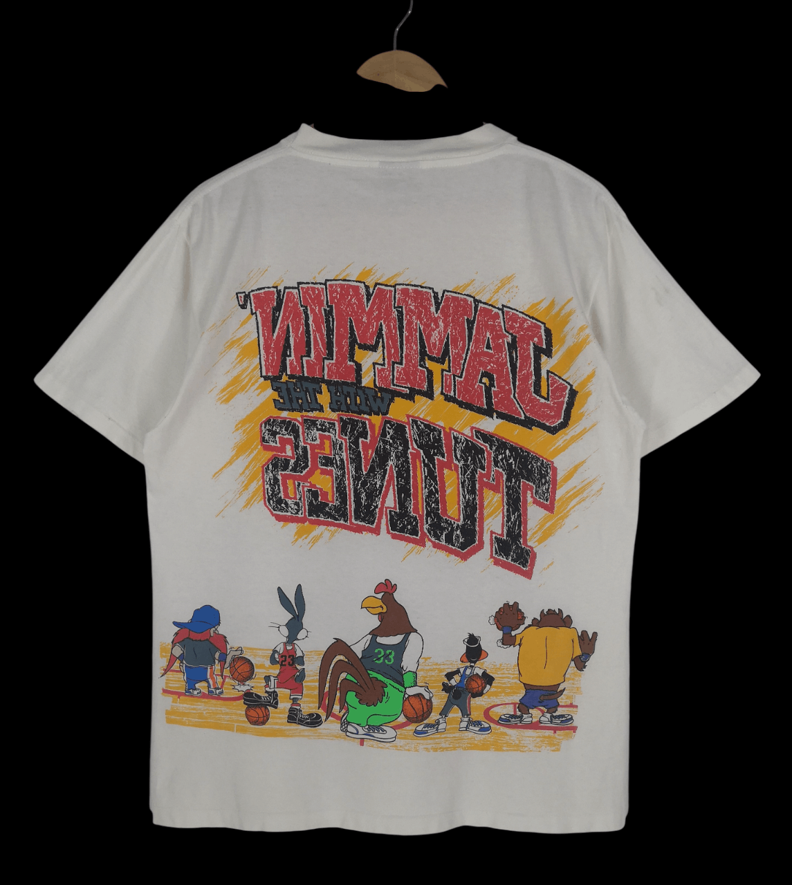 Vintage Vintage 90s Looney Tunes Tee 1991 Space Jam T-Shirt Size US L / EU 52-54 / 3 - 2 Thumbnail