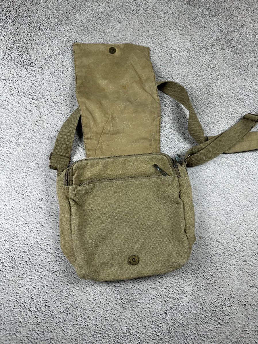 Japanese Brand Vintage Diesel Style Shoulder Bag Canvas Y2K Faded SK8 Size ONE SIZE - 5 Thumbnail