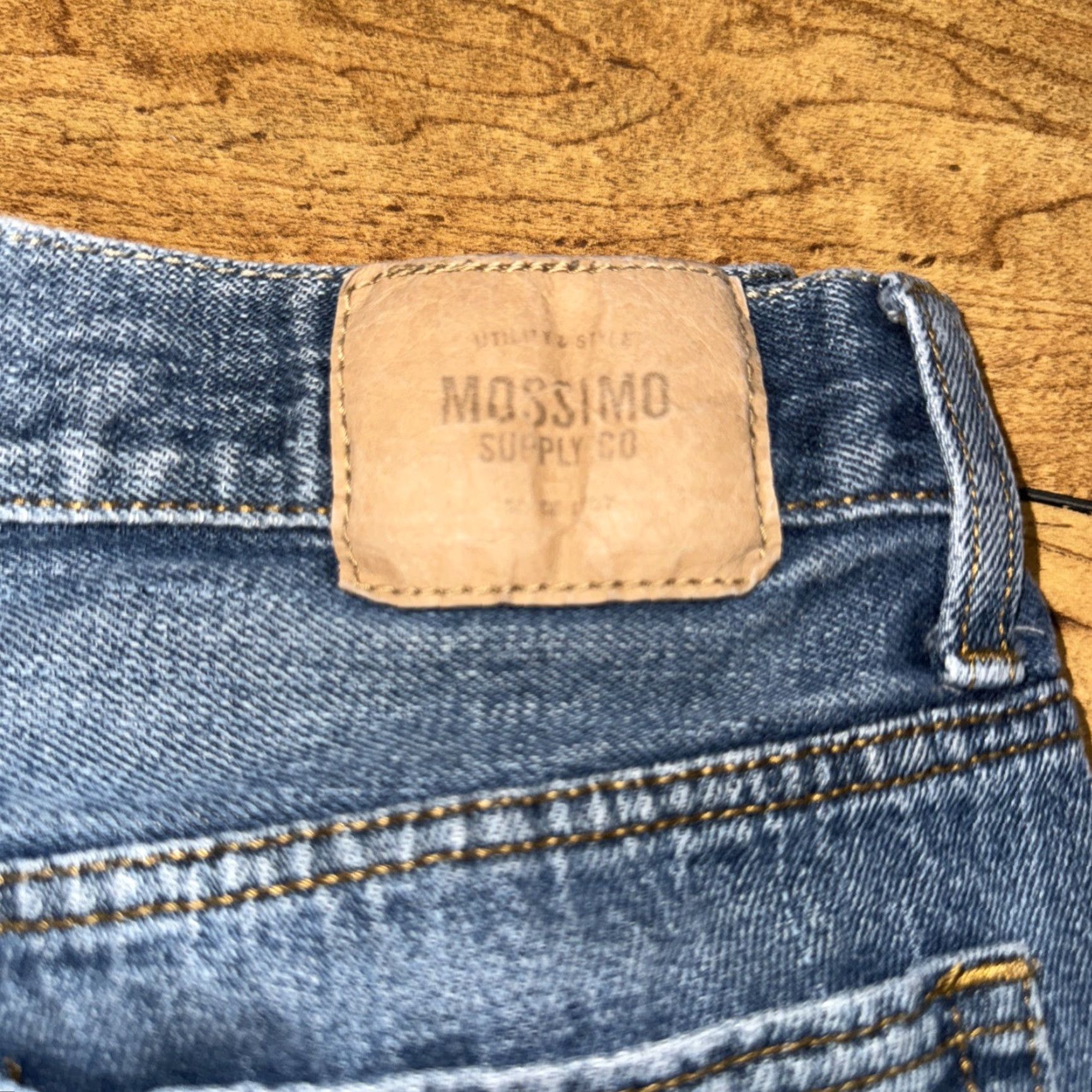 Denim & Co. Mossimo Supply Co Denim Jeans Blue 34x33 Jeans Regular Men 34 Straight Mens Blue Size US 34 / EU 50 - 3 Thumbnail