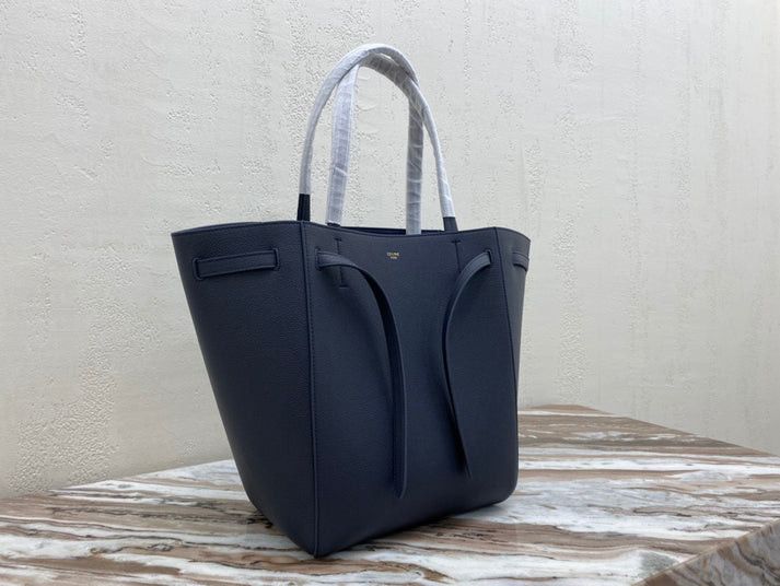 Celine o1bcso1str1024 Size: OS / Cabas Small Tote Bag in Navy Blue Size ONE SIZE - 2 Thumbnail