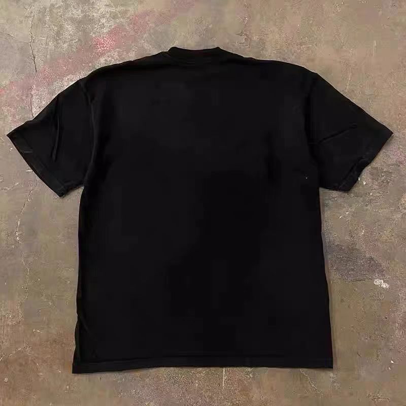 Japanese Brand × Vintage Black Loose Pattern Print Short Sleeve T Shirt Size US L / EU 52-54 / 3 - 2 Thumbnail