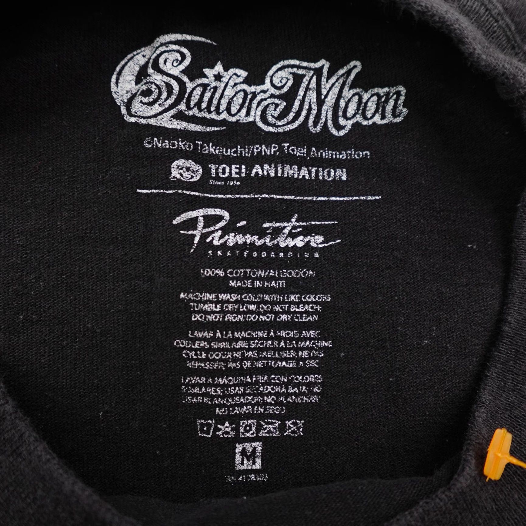 Primitive Primitive Sailor Moon Shirt Mens Medium Black Graphic Anime Collab Skater Tee Size US M / EU 48-50 / 2 - 7 Thumbnail