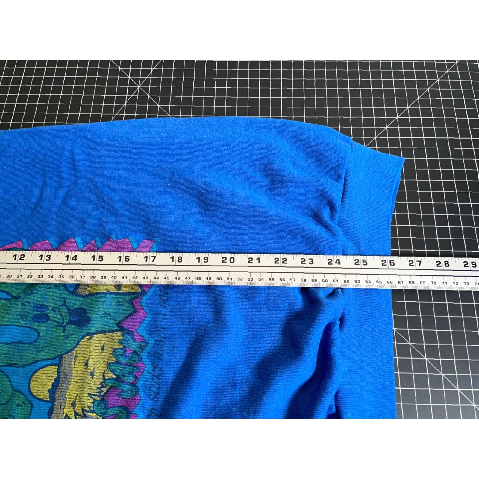 Vintage VINTAGE 90s Adventures of Cactus Jacket Sweatshirt Raglan Sleeves Blue Adult Large Mens Sweatshirt Size US L / EU 52-54 / 3 - 6 Thumbnail