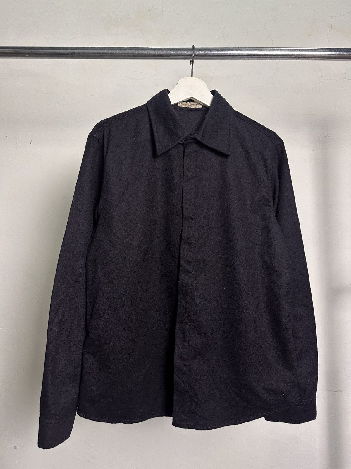 Emporio Armani Emporio Armani Wool Cashmere Button-Up Shirt Jacket Size US M / EU 48-50 / 2 - 1 Thumbnail