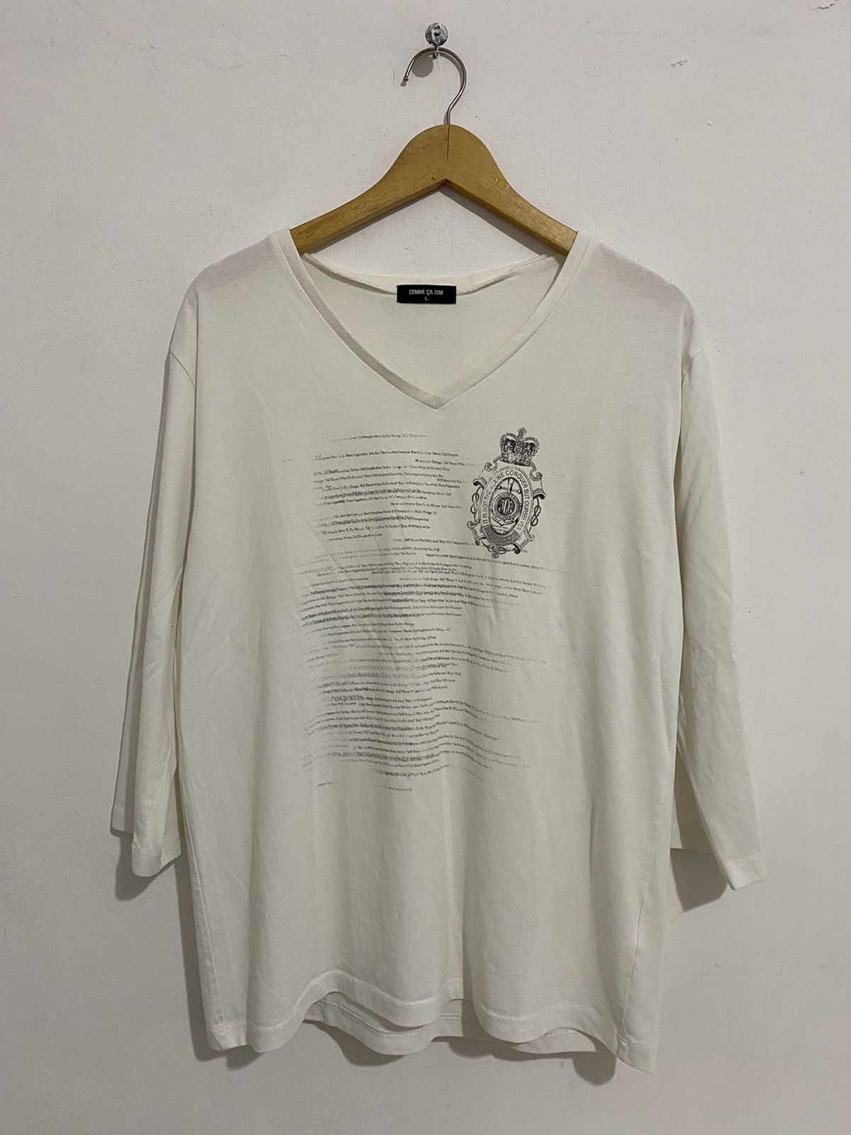 If Six Was Nine × Japanese Brand × Le Grande Bleu (L.G.B.) 💸BINDINGOFFER💸Commacaism japanese poem shirt lgb styled Size US L / EU 52-54 / 3 - 1 Thumbnail