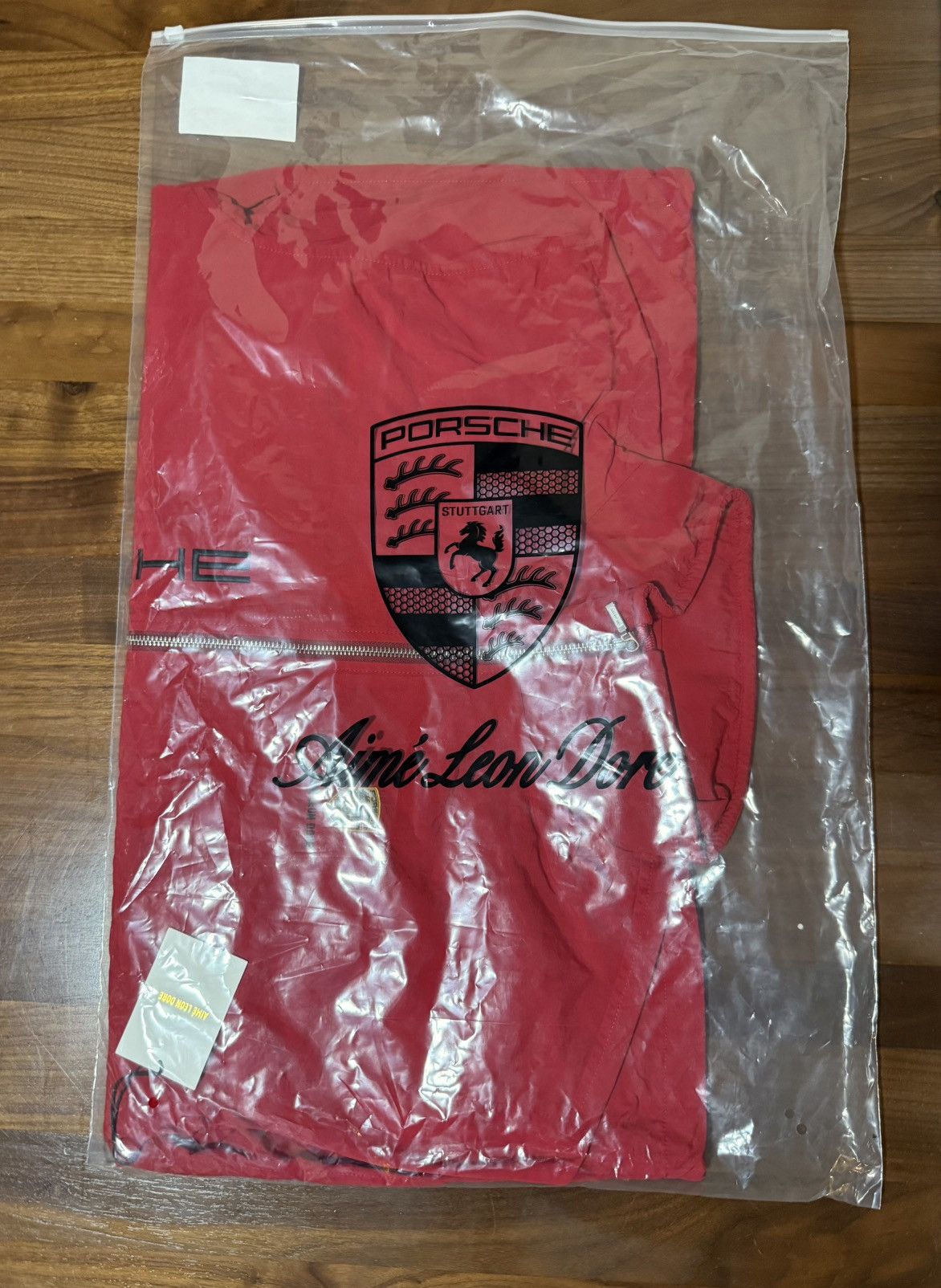 Aime Leon Dore × Porsche Design Aime Leon Dore ALD Porsche Nylon Track Jacket Sz Large Red Size US L / EU 52-54 / 3 - 8 Thumbnail