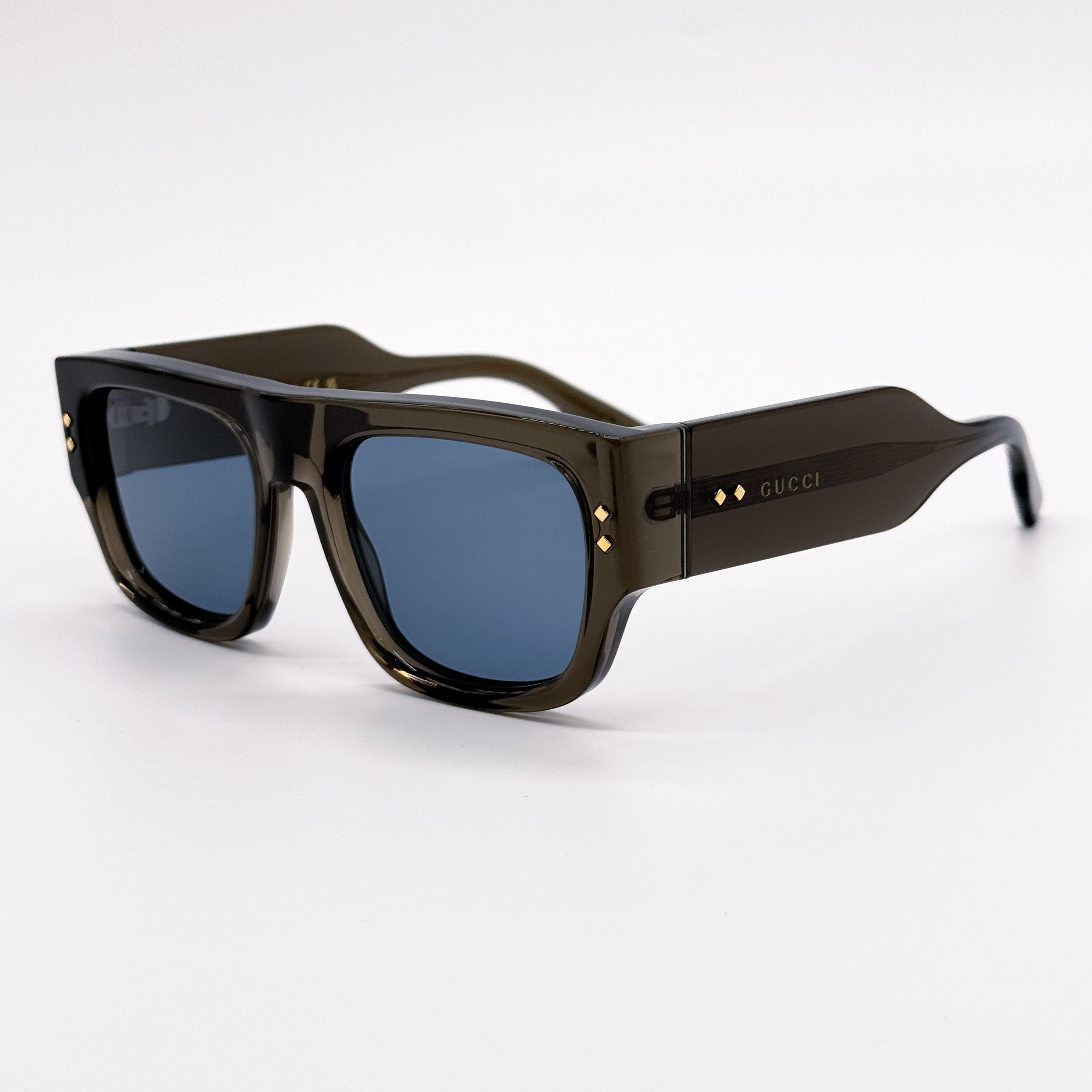 Gucci NEW AUTHENTIC GG1262S 003 GUCCI UNISEX SHIELD SUNGLASSES Size ONE SIZE - 6 Thumbnail