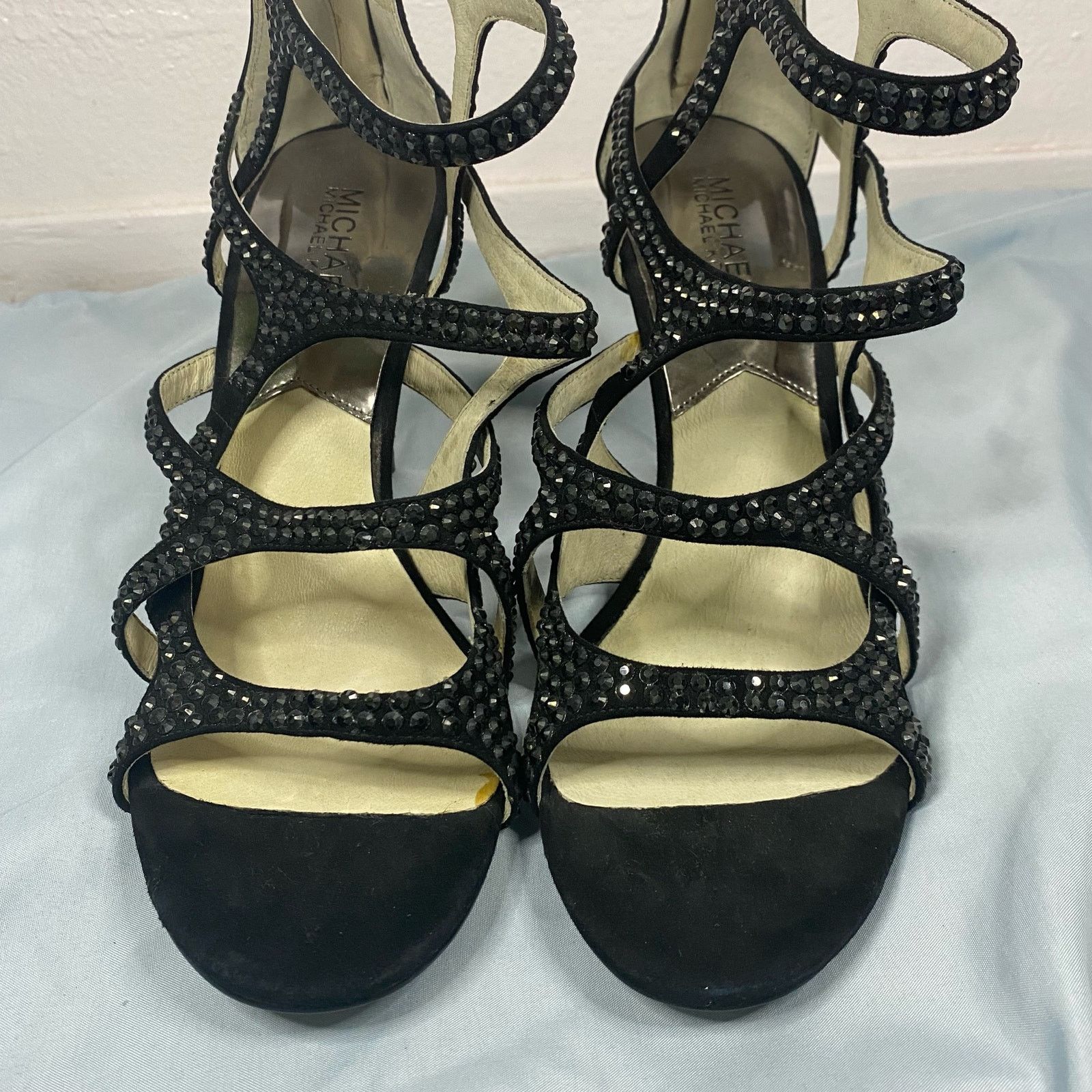 Michael Kors Michael Kors Shala Black Sandal Heels Womens Size 10 Size US 10 / IT 40 - 3 Thumbnail