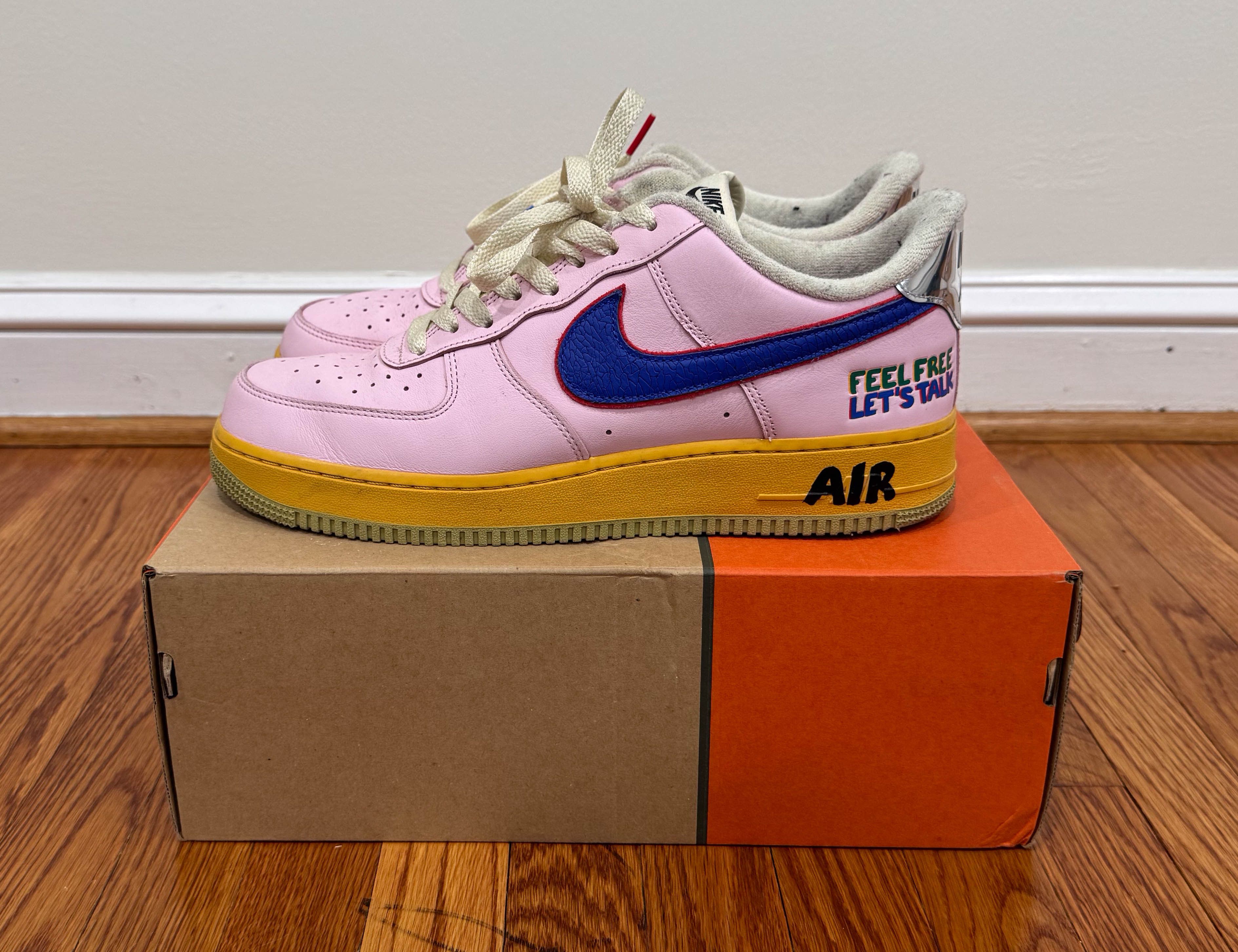Nike Nike Air Force 1 Feel Free Let's Talk Size US 10.5 / EU 43-44 - 1 Thumbnail