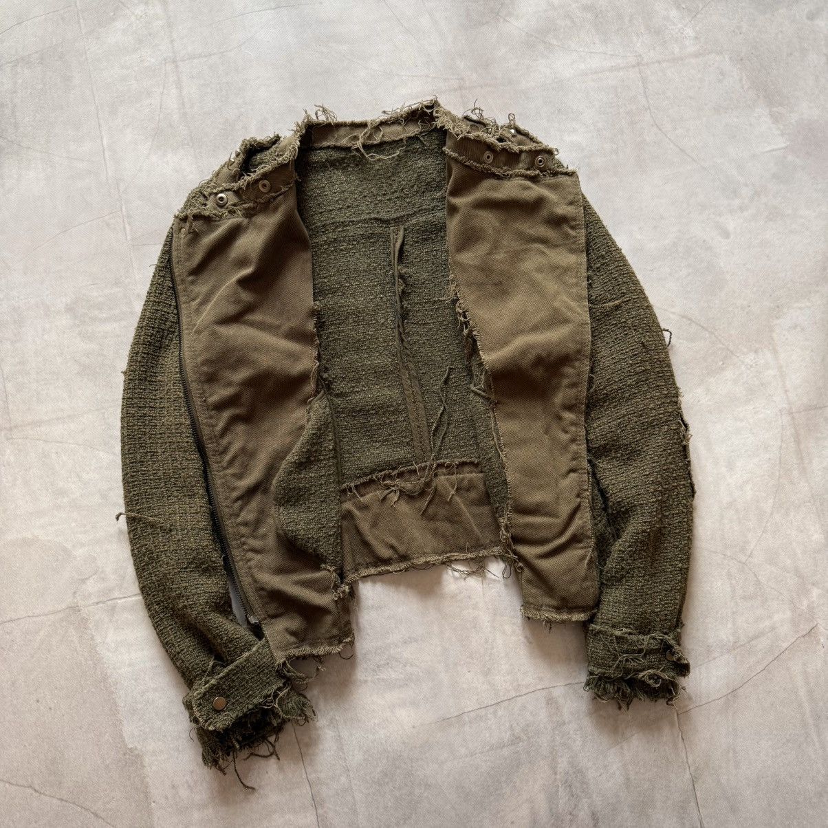 Undercover Gothic Distressed Biker Jacket Side Zip LGB Demeulemeester Size M / US 6-8 / IT 42-44 - 7 Thumbnail