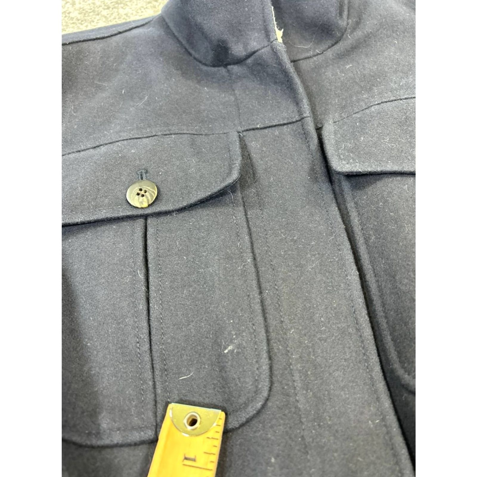 J.Crew VINTAGE J.CREW Women's Jacket Small Blue Wool Casual Fall Winter Spring Regular Fit Size S / US 4 / IT 40 - 6 Thumbnail