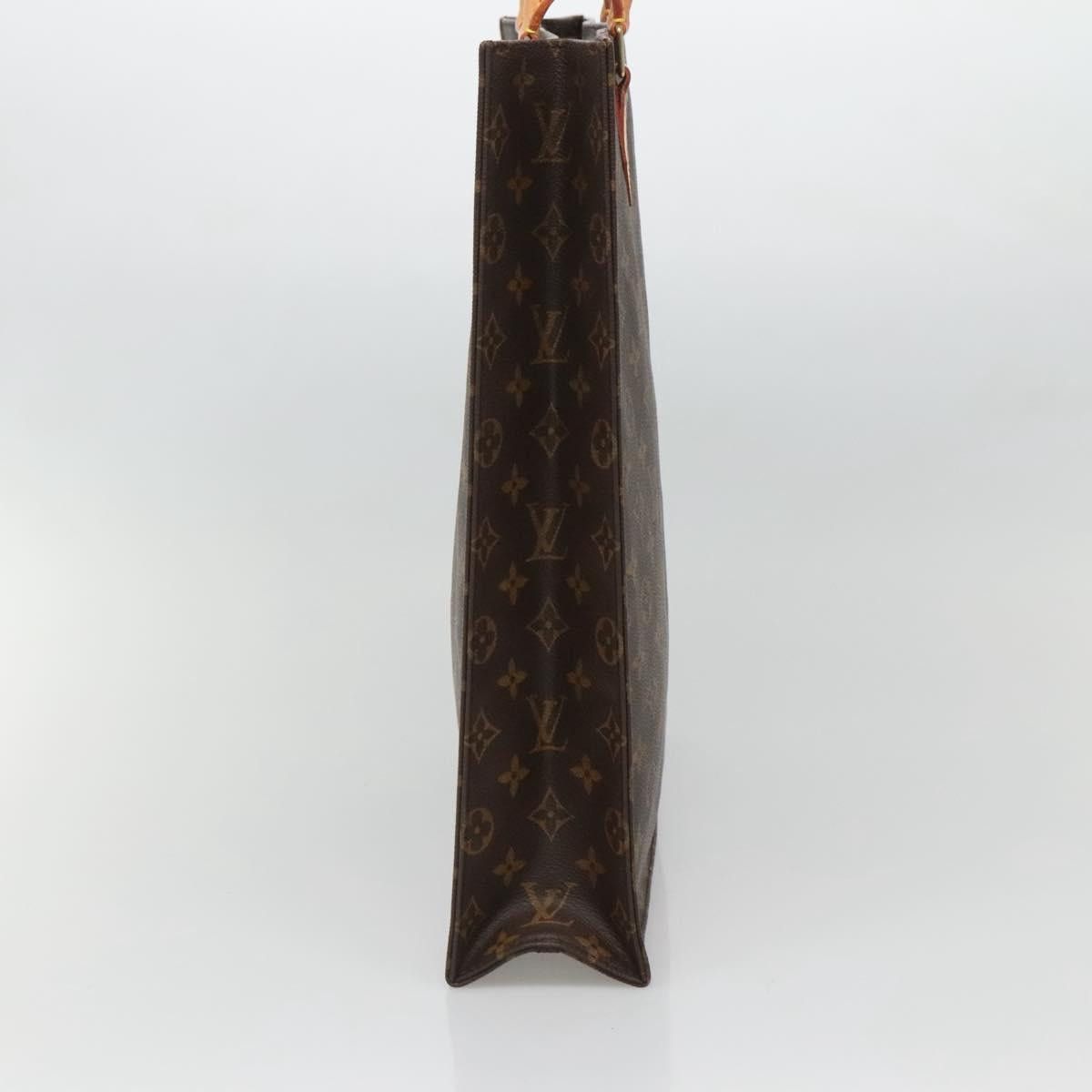 Louis Vuitton LOUIS VUITTON Monogram Sac Plat Hand Bag M51140 Size ONE SIZE - 3 Thumbnail