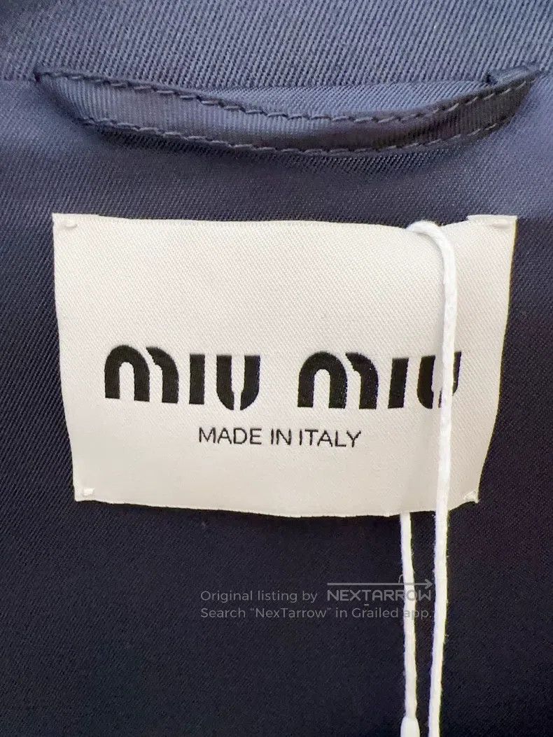 Miu Miu Miu Miu 38 Navy blue vest dress Size 37" - 3 Thumbnail