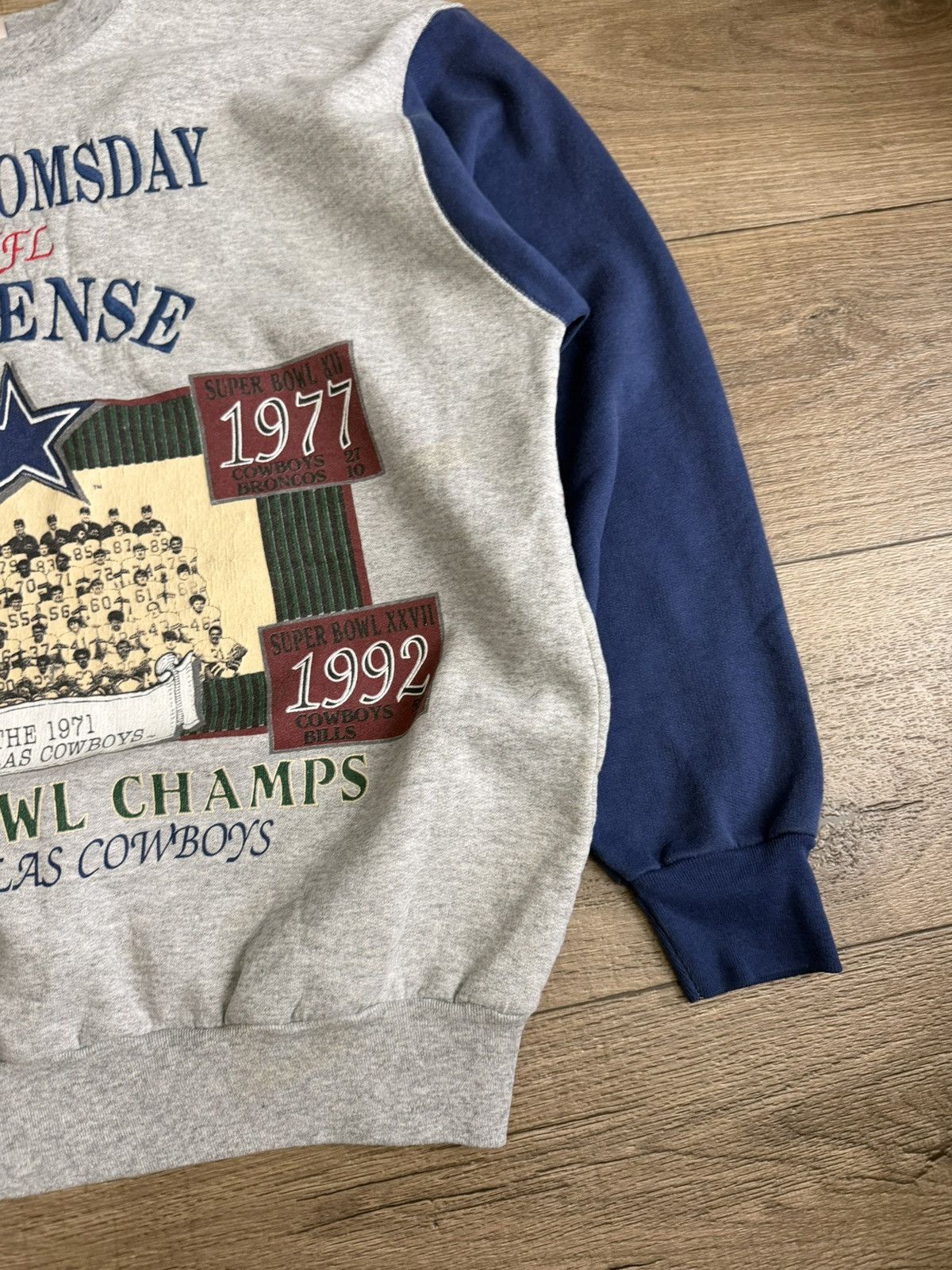 NFL Vintage 90’s Dallas Cowboys Doomsday Defense Sweatshirt XL Size US XL / EU 56 / 4 - 3 Thumbnail