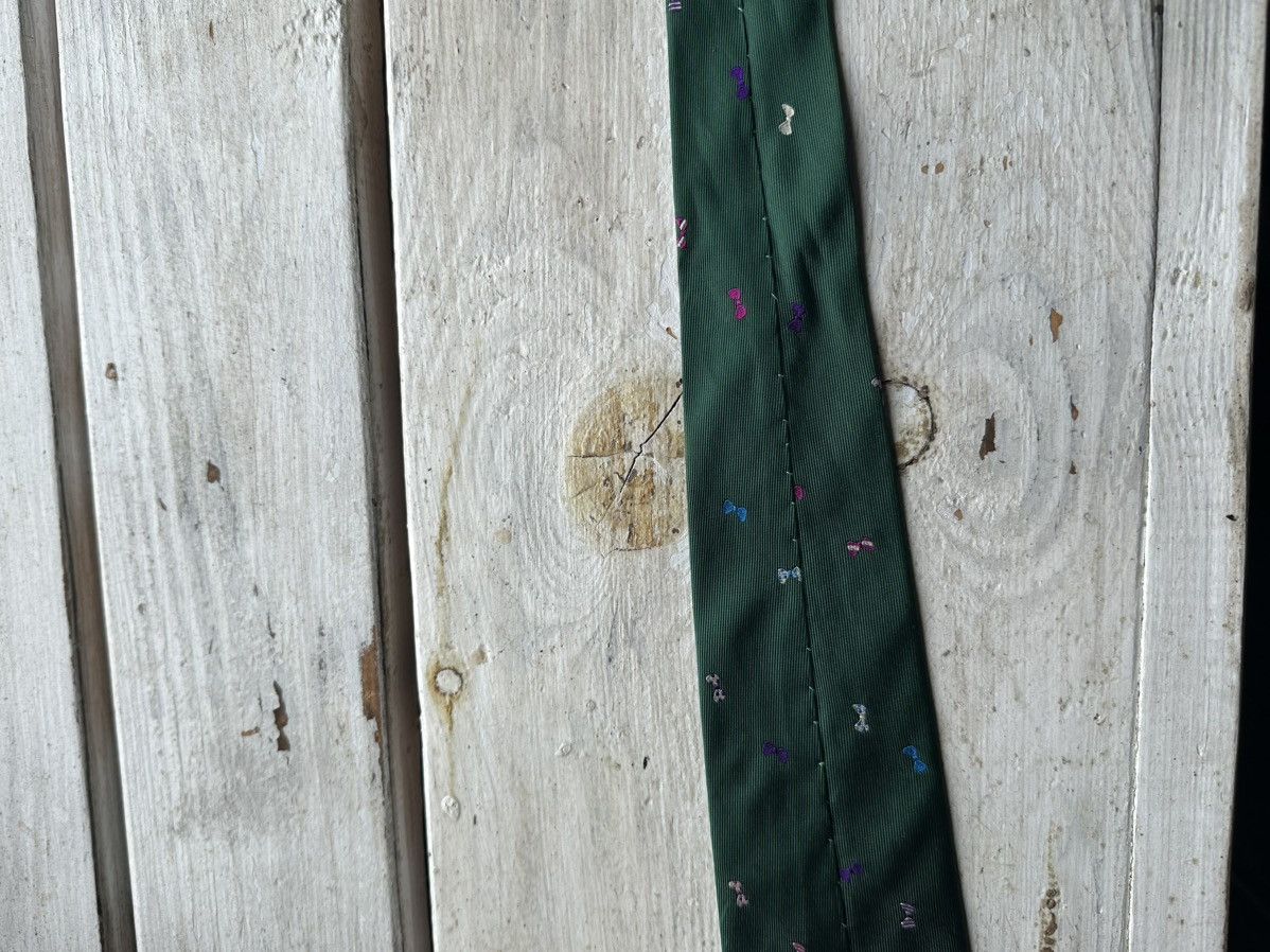 Designer × Hugo Boss 🚨RARE Hugo Boss Tie old money style Burgundy luxury monogram Size ONE SIZE - 6 Thumbnail