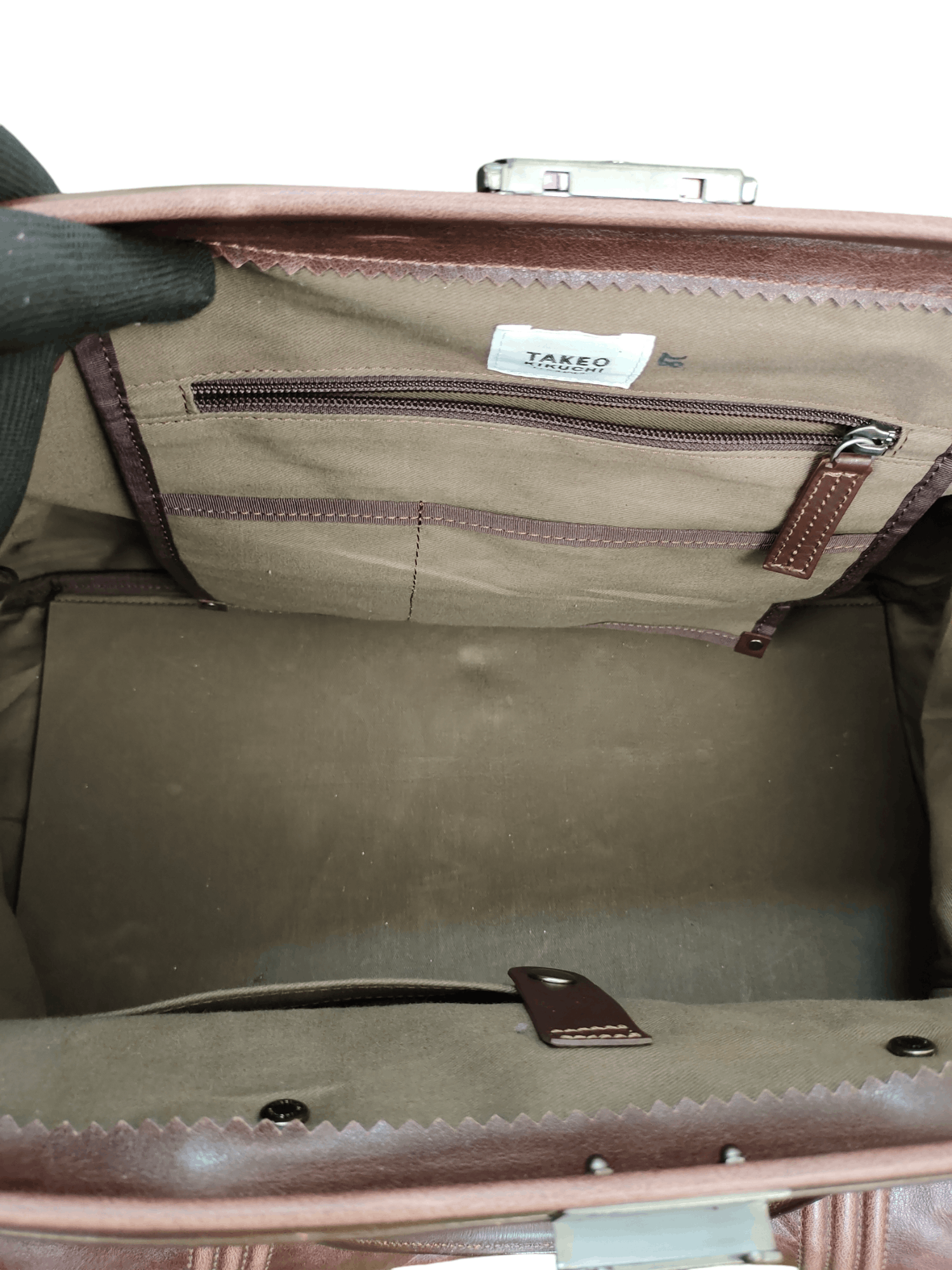Takeo Kikuchi Vintage Takeo Kikuchi Distress Patina Leather Doctor Bag Jpg Size ONE SIZE - 14 Thumbnail