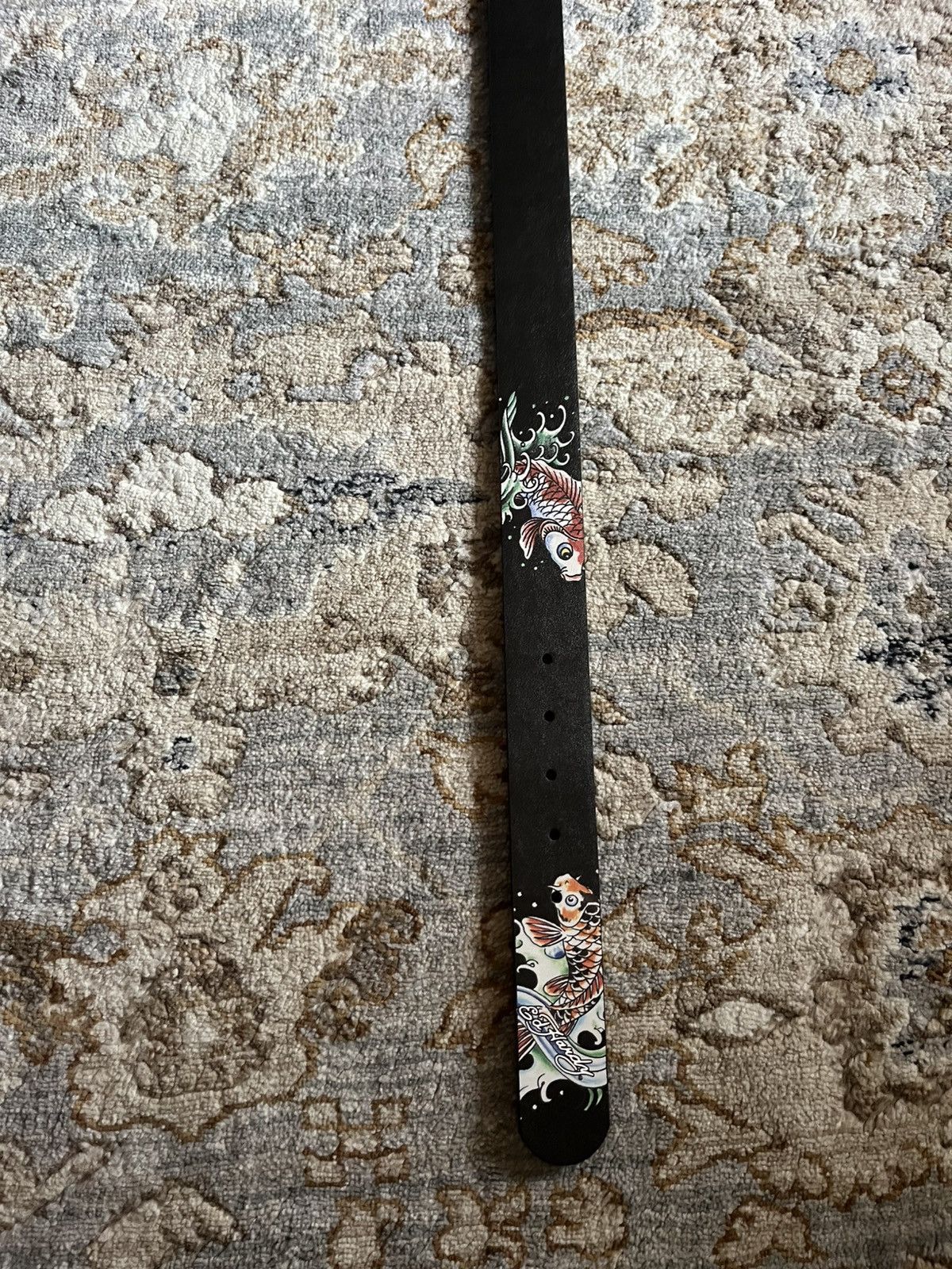 Ed Hardy REVERSIBLE ED HARDY GRAPHIC Y2K BELT 32 Size 32 - 4 Thumbnail