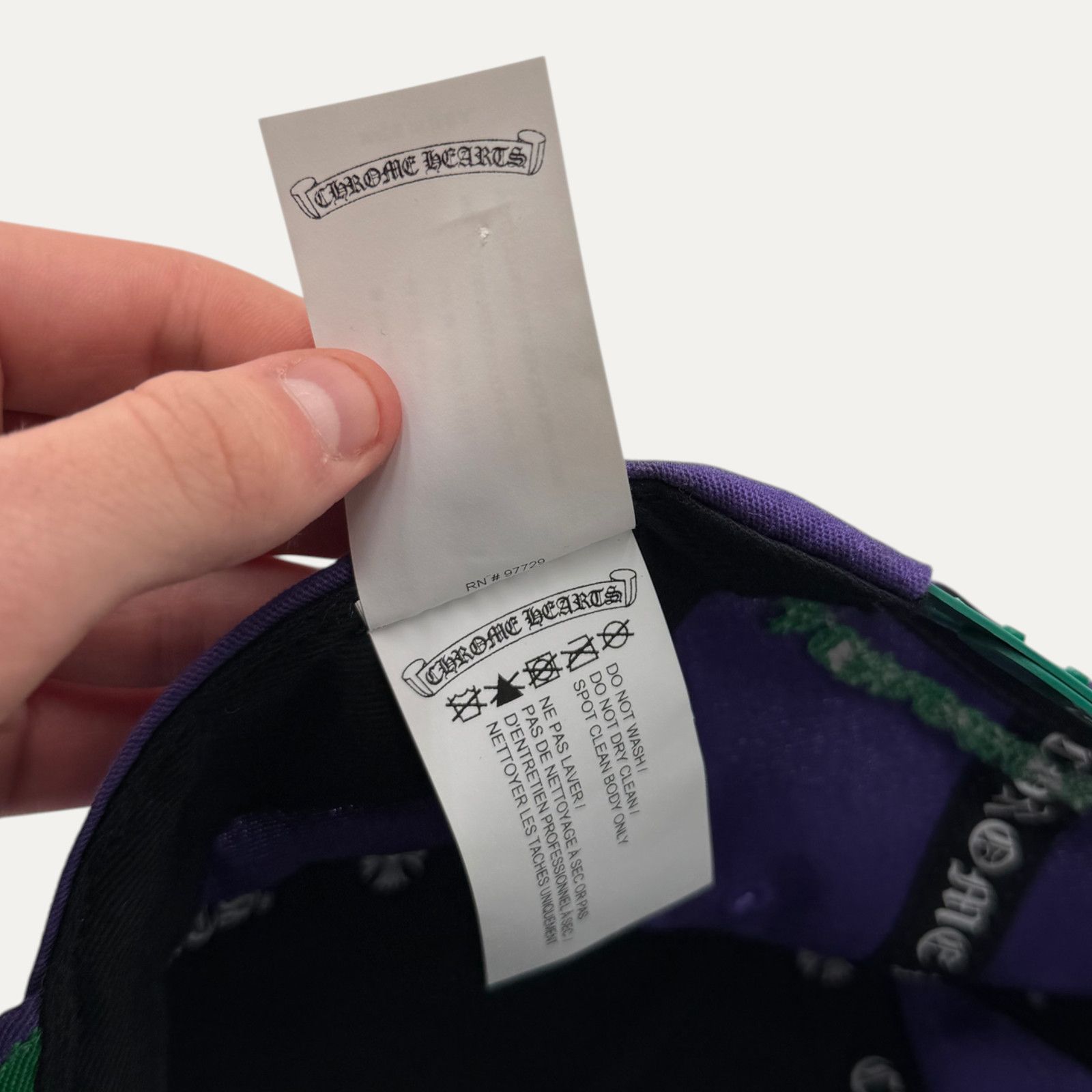 Chrome Hearts Chrome Hearts CH Embroidered Purple Hat Size ONE SIZE - 4 Thumbnail
