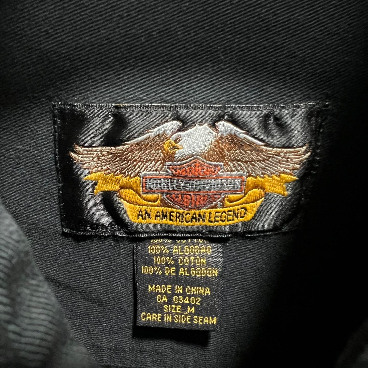(SOLD OUT) Harley Davidson Short Sleeve Shirt Black