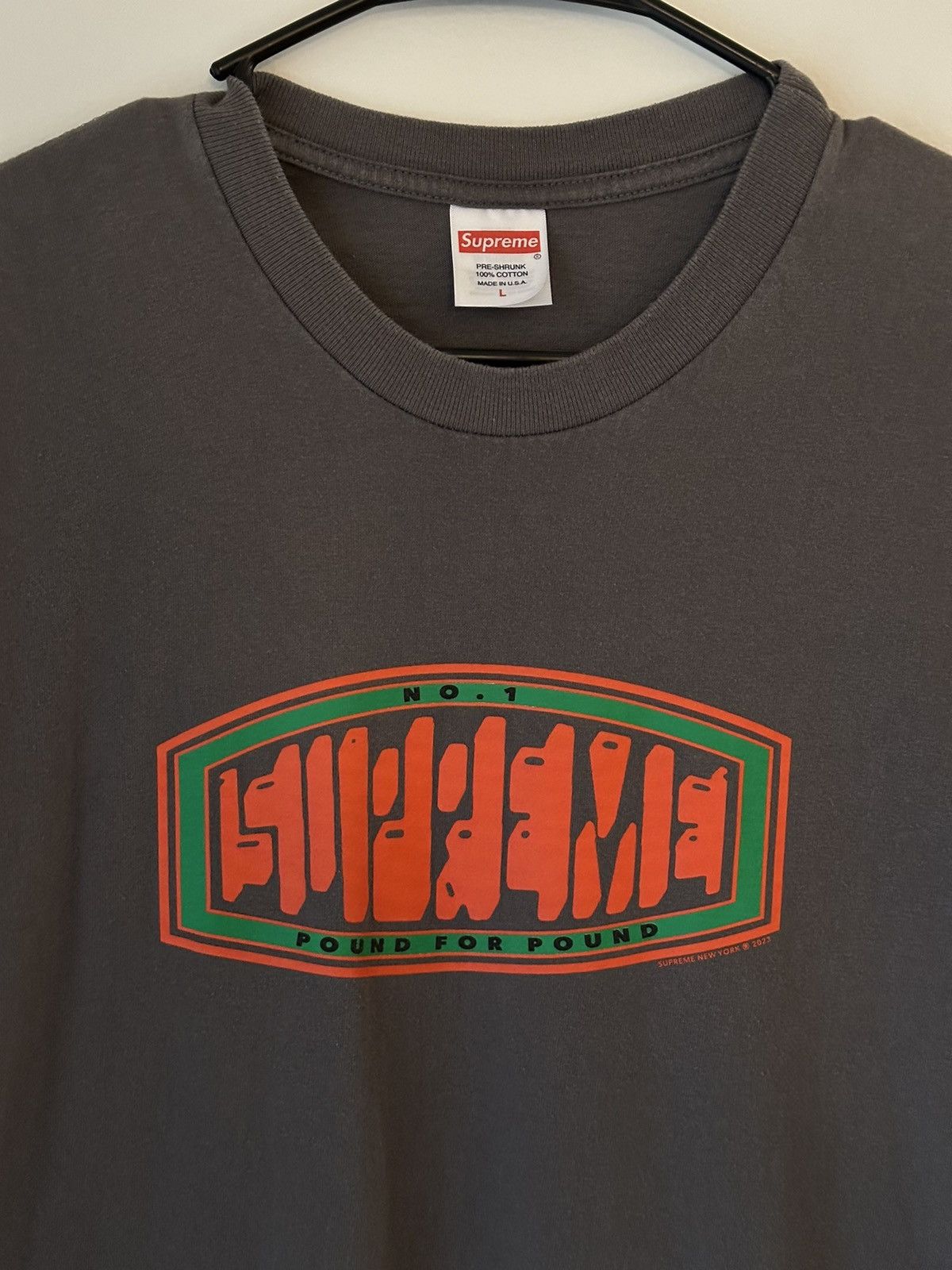 Supreme Supreme Pound Tee Size US L / EU 52-54 / 3 - 2 Thumbnail