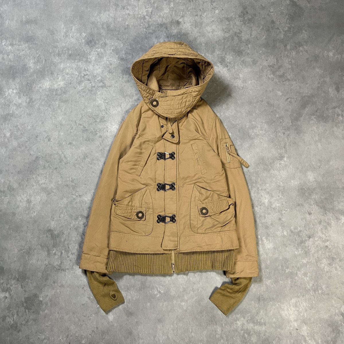 SLY 2000s ARCHIVE MILITARY JACKET TECHNICAL MULTI POCKET DESIGN Size US S / EU 44-46 / 1 - 2 Thumbnail