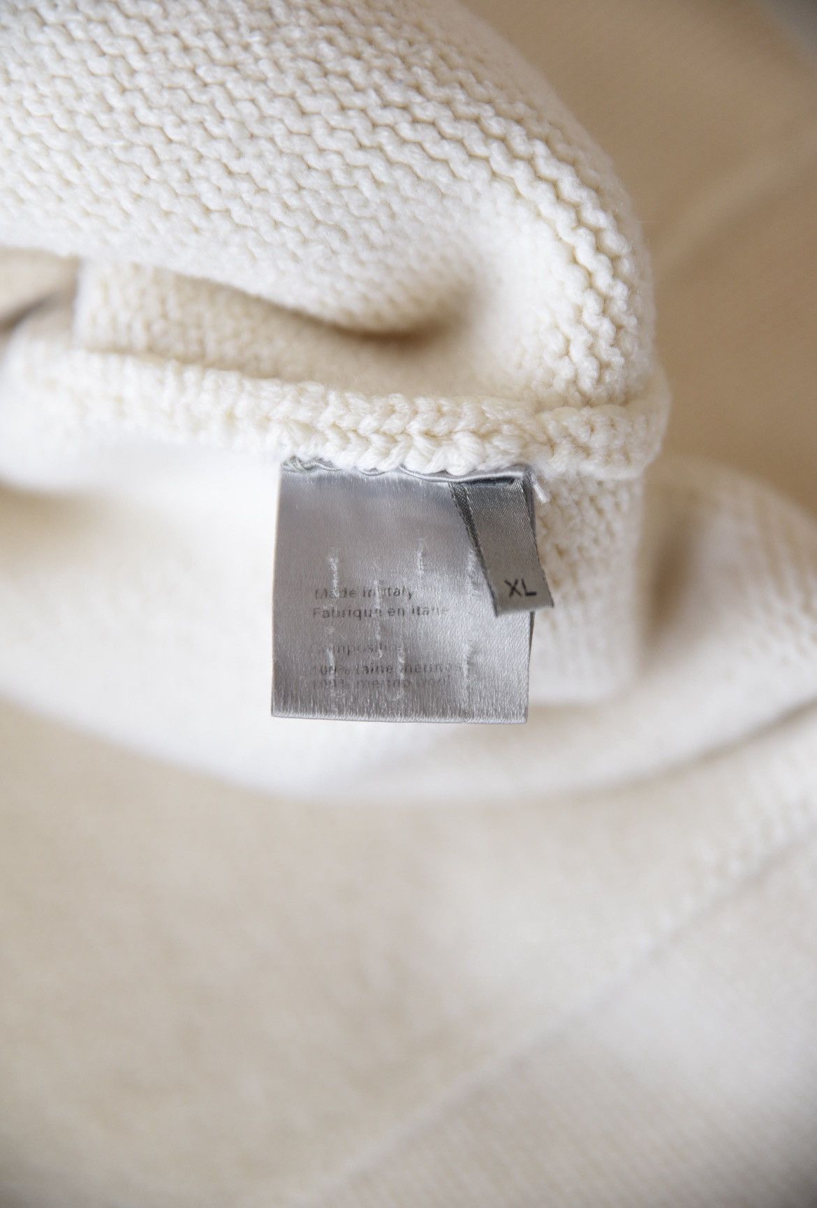Dior × Hedi Slimane Dior Homme FW03 “Luster” Waxed Turtleneck Sweater Size US M / EU 48-50 / 2 - 7 Thumbnail