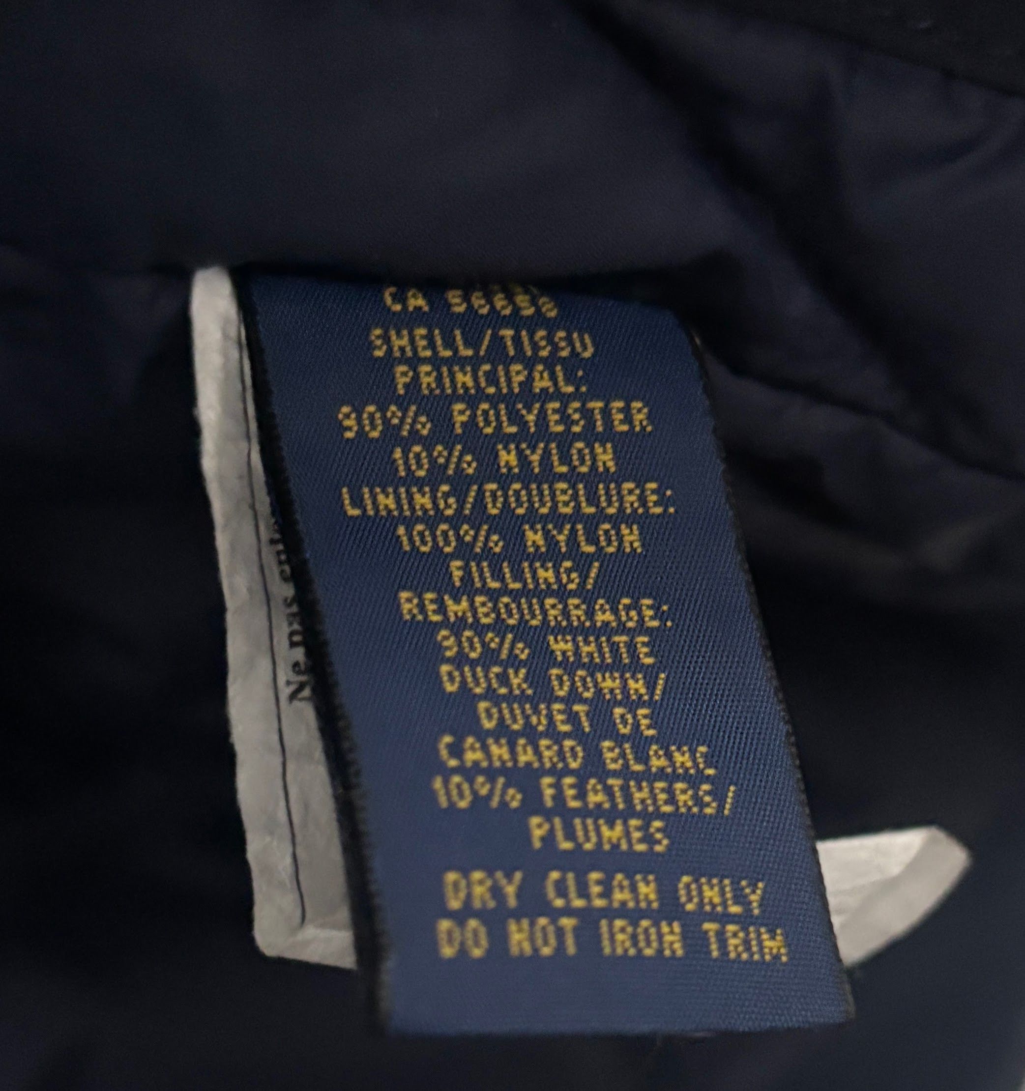 Polo Ralph Lauren $498 Navy Down M-65 Field Jacket - Medium Size US M / EU 48-50 / 2 - 14 Thumbnail