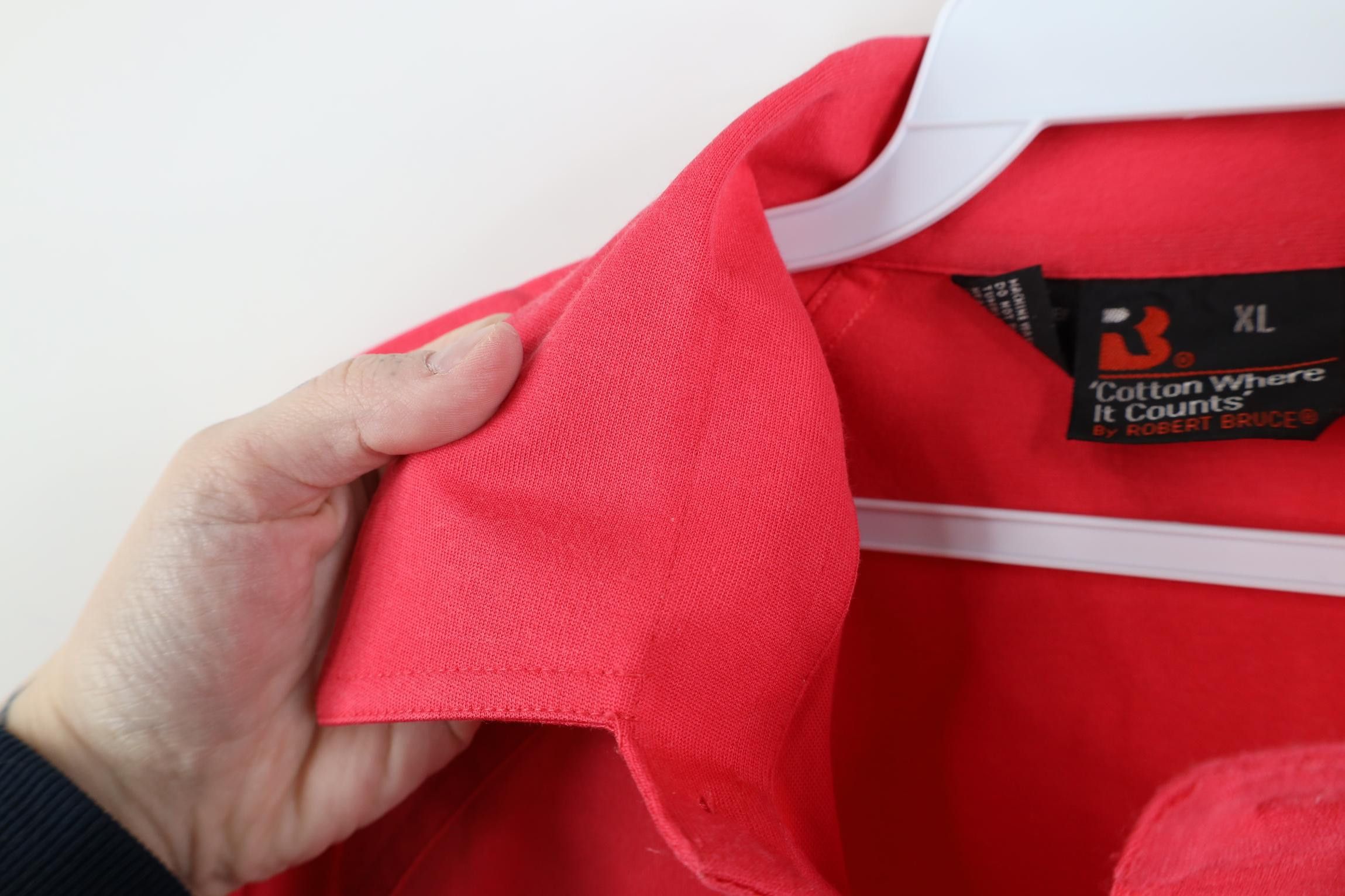 Vintage Vintage 70s Streetwear Pocket Collared Golf Polo Shirt Red Size US XL / EU 56 / 4 - 7 Thumbnail