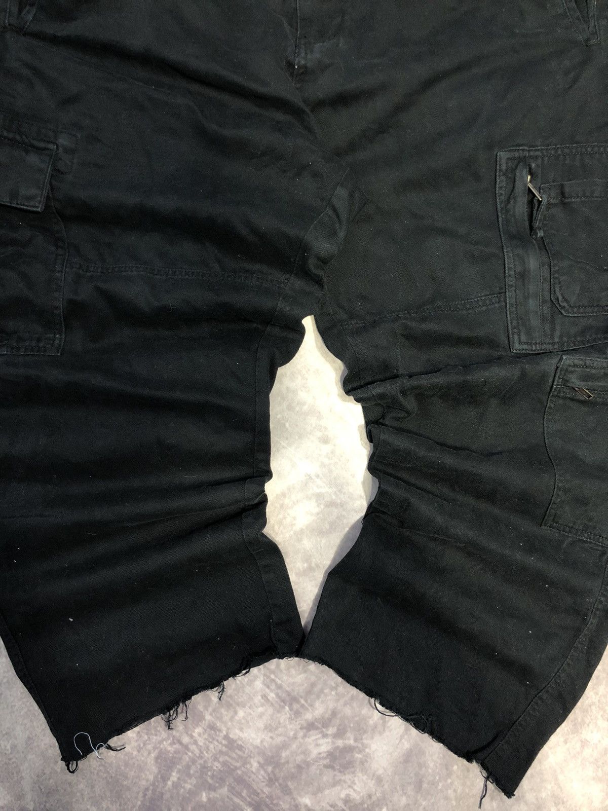 JNCO Vintage Bugle Boy Double Knee Cargo Jeans Y2K Size US 36 / EU 52 - 3 Thumbnail