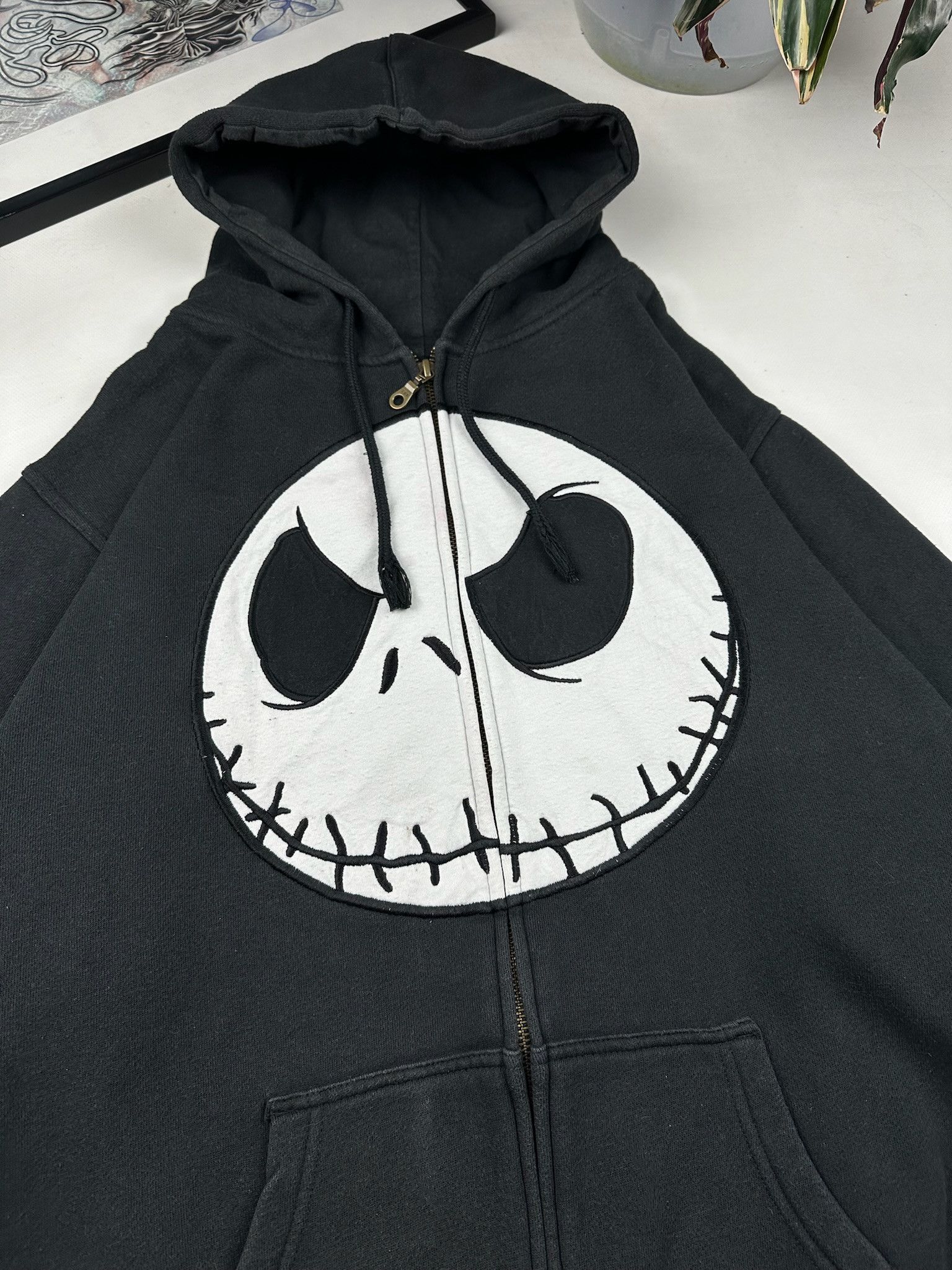 Cartoon Network Vintage 2000s The Nightmare Before Christmas Zip Up Hoodie Size US M / EU 48-50 / 2 - 1 Thumbnail