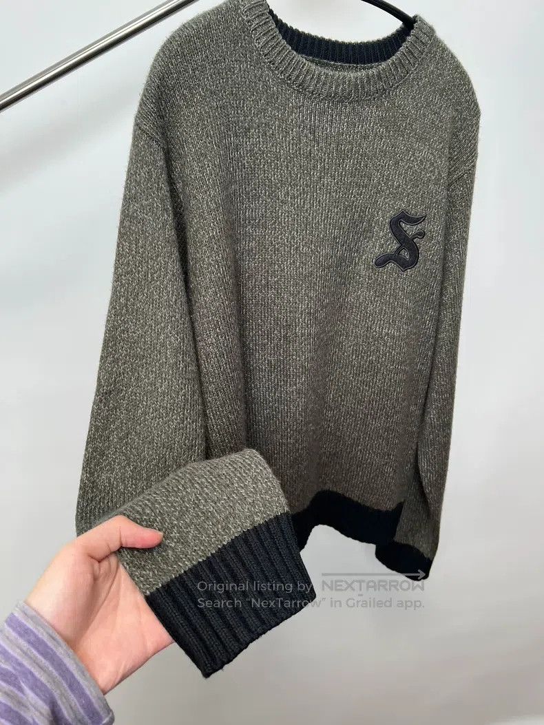 Stussy Stussy Variegated wool blend embroidery sweater Size US M / EU 48-50 / 2 - 5 Thumbnail