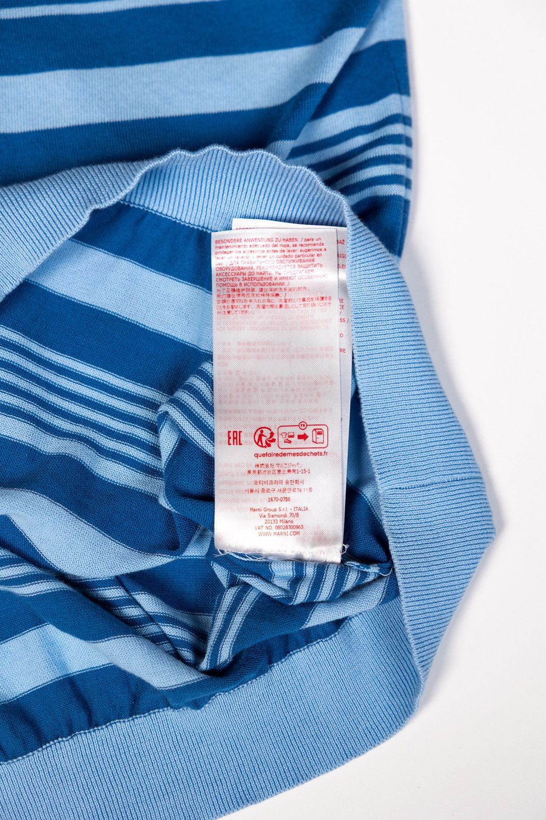 Marni Marni Striped Polo Shirt Size US M / EU 48-50 / 2 - 8 Thumbnail
