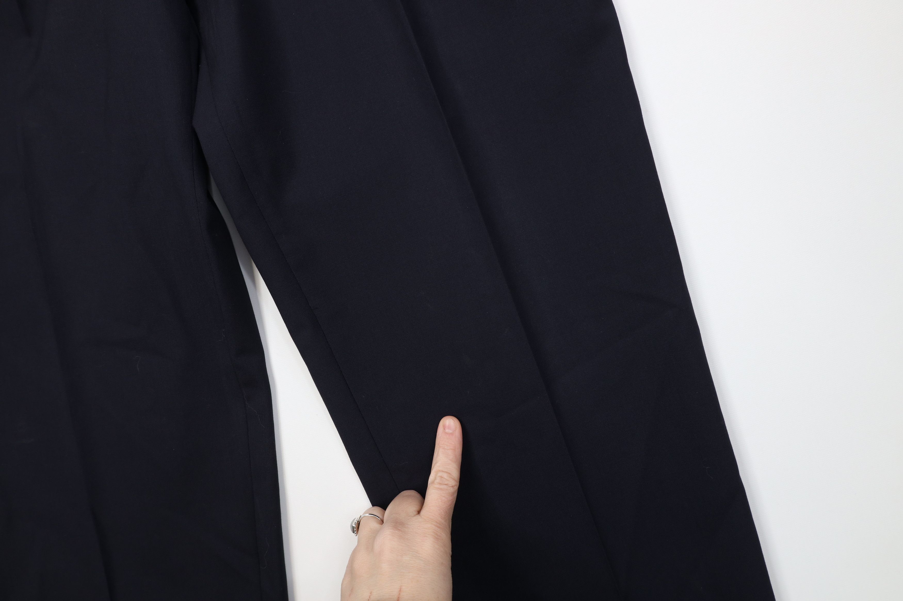 Vintage Vintage 90s Streetwear Virgin Wool Knit Wide Leg Chino Pants Size US 36 / EU 52 - 5 Thumbnail