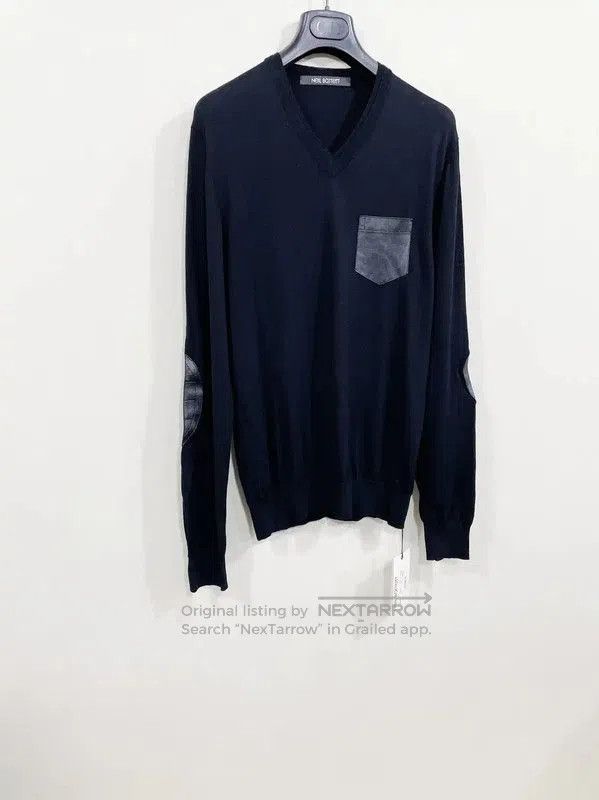 Neil Barrett NeIL BarreTT Men's Pullover in Dark Gray Wool . Size US XS / EU 42 / 0 - 3 Thumbnail