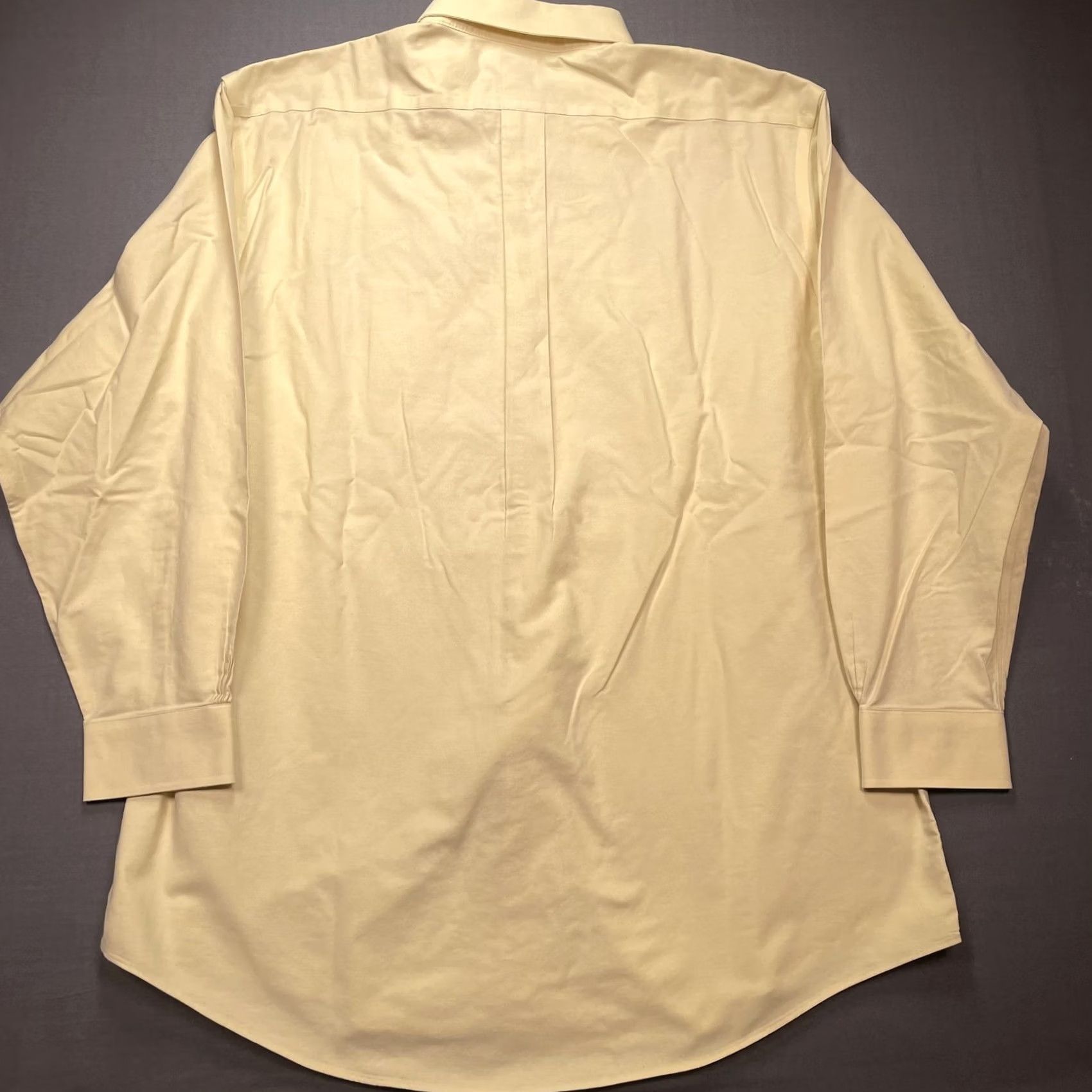 Brooks Brothers Brooks Brothers Shirt Mens XL 17.5 34 Yellow Non Iron Madison Supima Cotton Madison Button-Down Dress Shirt NL Size US XL / EU 56 / 4 - 4 Thumbnail