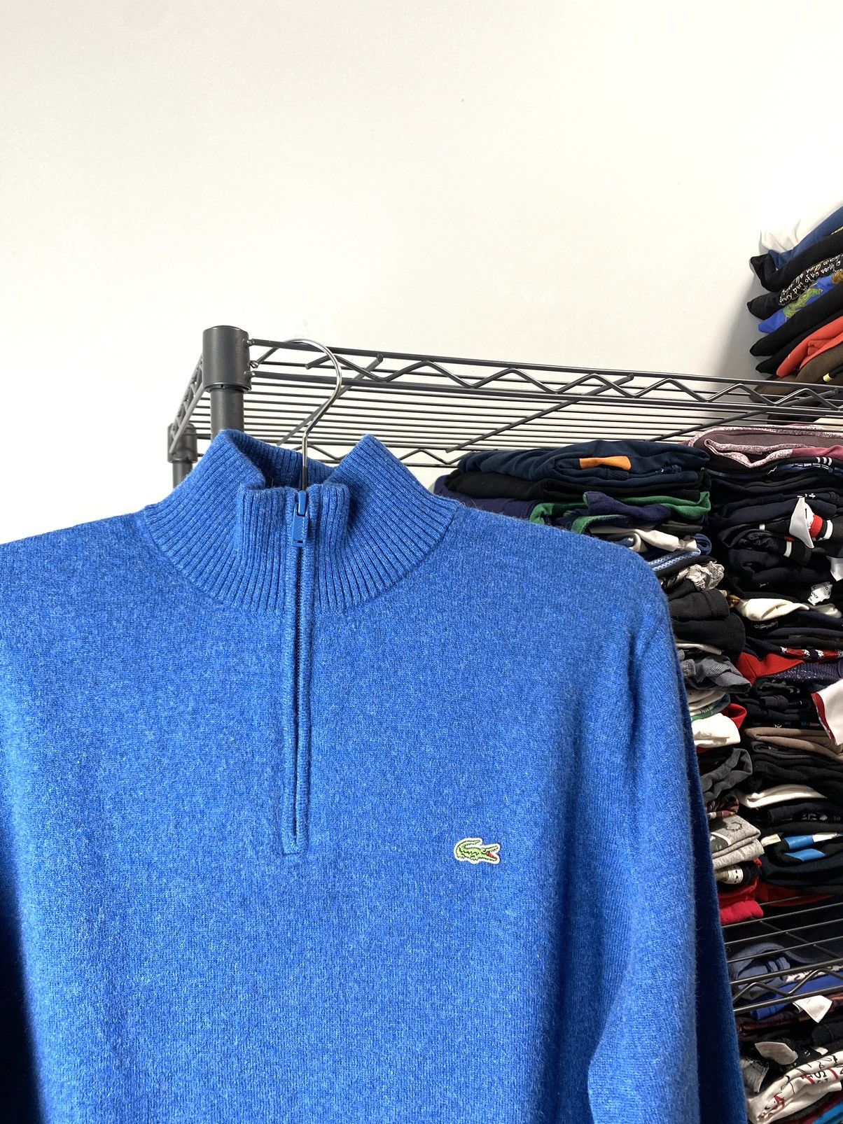Lacoste Lacoste Wool Sweater 1/4 Zip Casual Luxury Wear Size US M / EU 48-50 / 2 - 2 Thumbnail