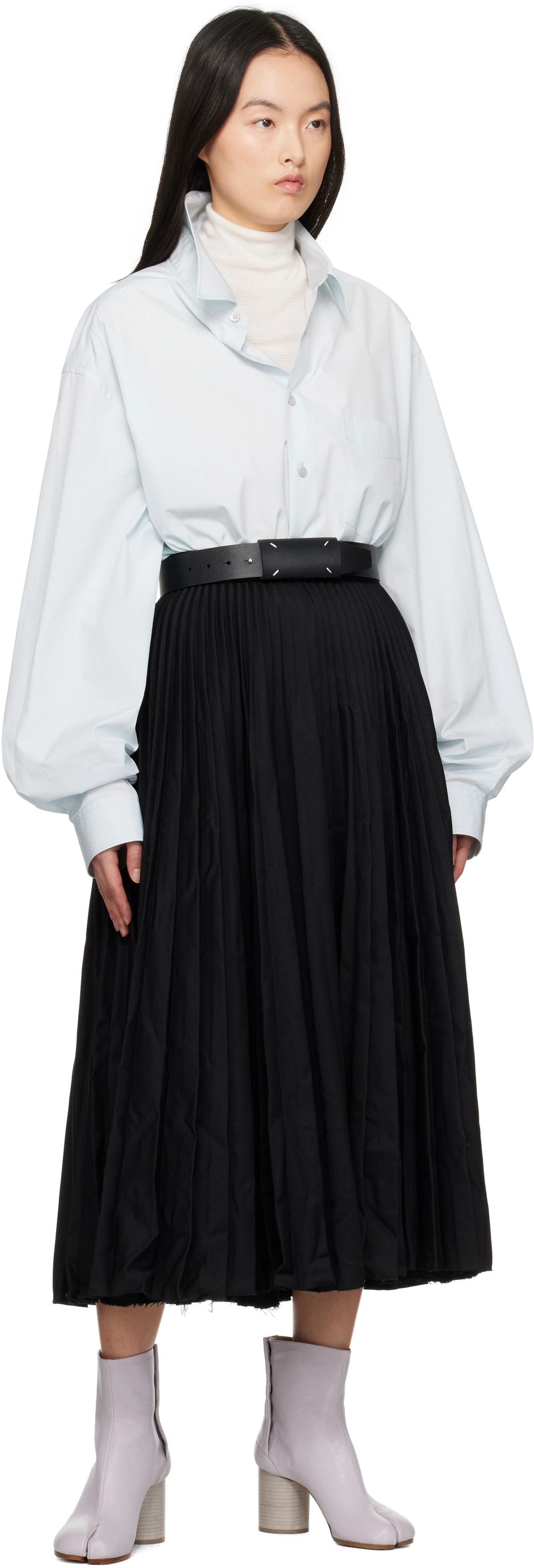 Maison Margiela o1w1db11225 Tabi Ankle Boots in Purple Size US 7 / IT 37 - 5 Thumbnail