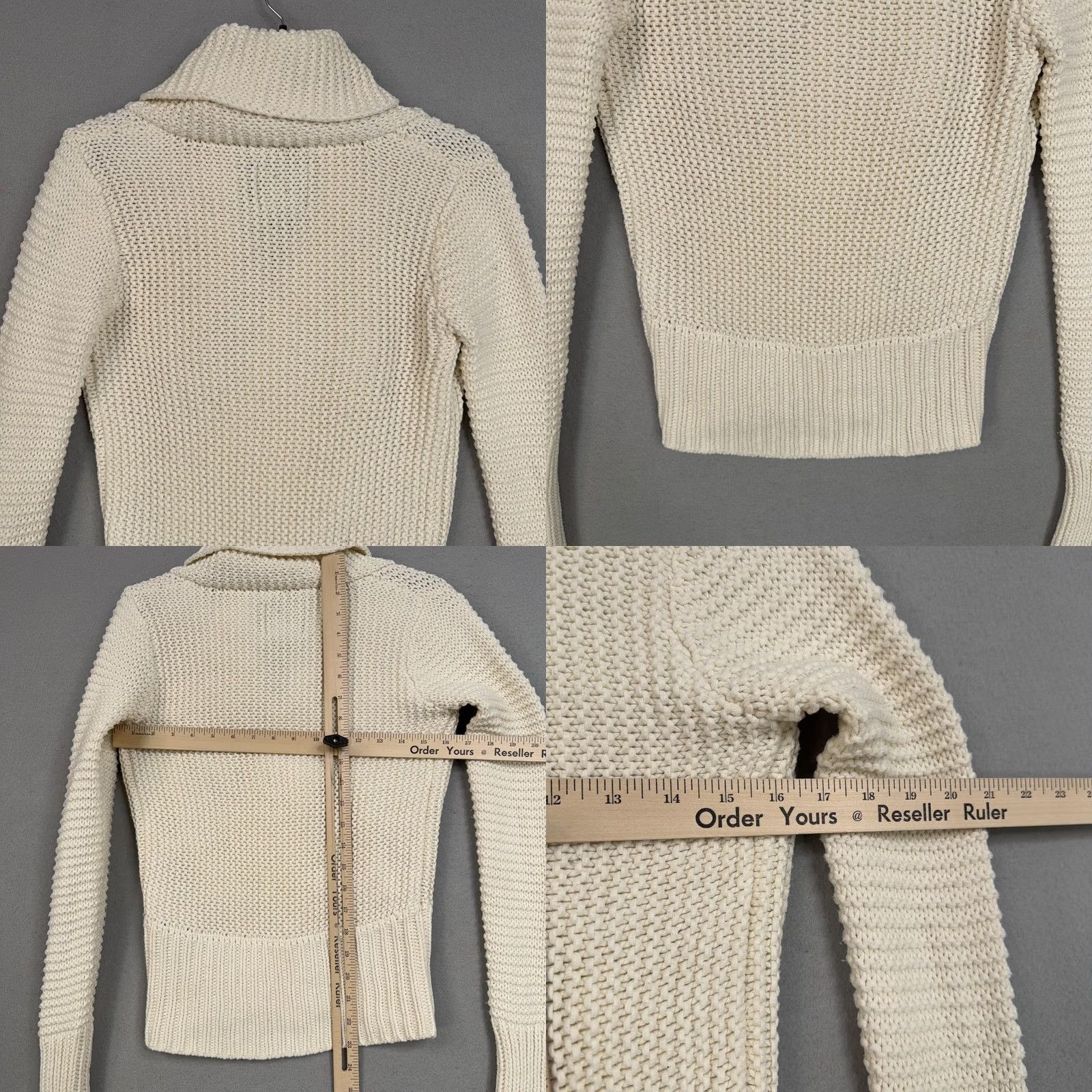 American Eagle Outfitters American Eagle Sweater Pullover Womens S White Chunky Cozy Size S / US 4 / IT 40 - 8 Thumbnail