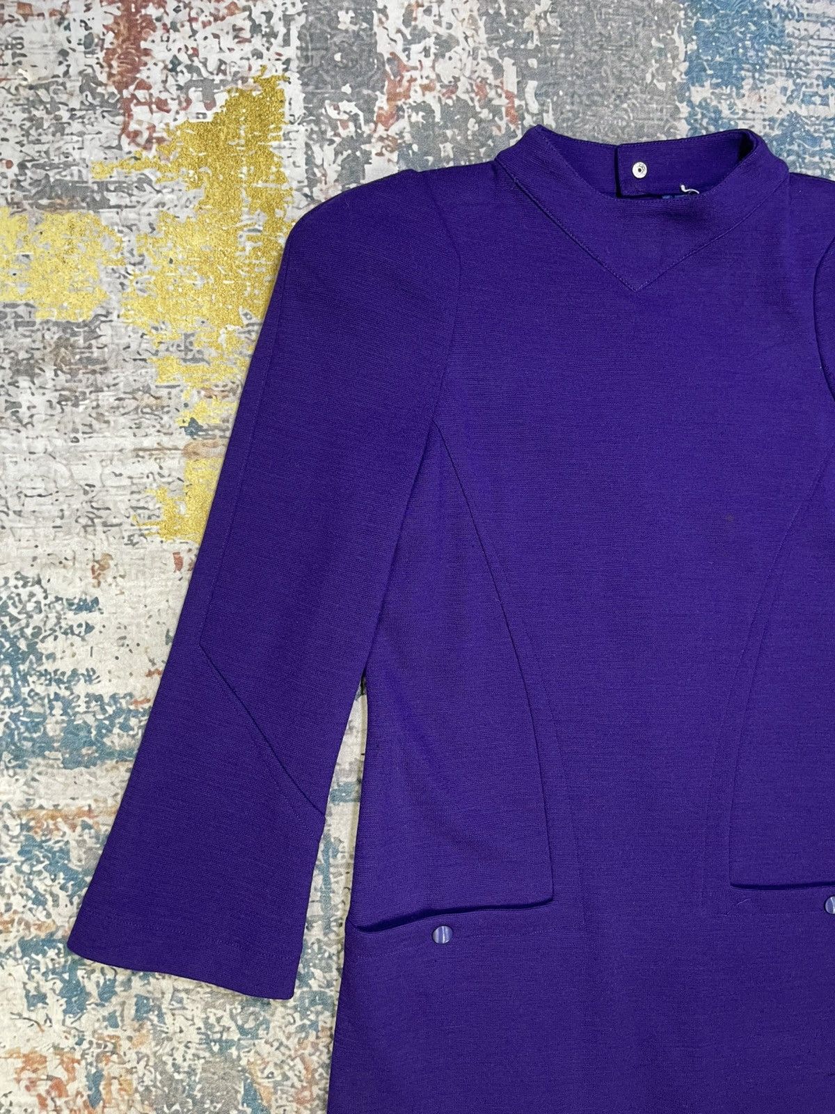 Thierry Mugler Thiery Mugler Vintage Midi Shift Dress Size M / US 6-8 / IT 42-44 - 12 Thumbnail