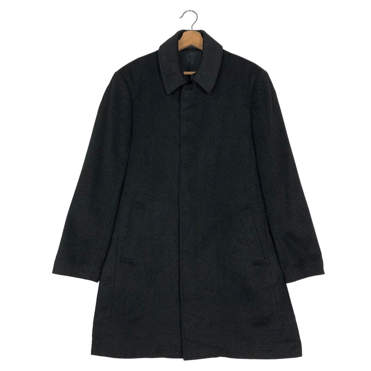 Japanese Brand 🔥Vintage Long Jacket Rich Black Comme Ca Ism Issey Miyake Size US M / EU 48-50 / 2 - 1 Thumbnail