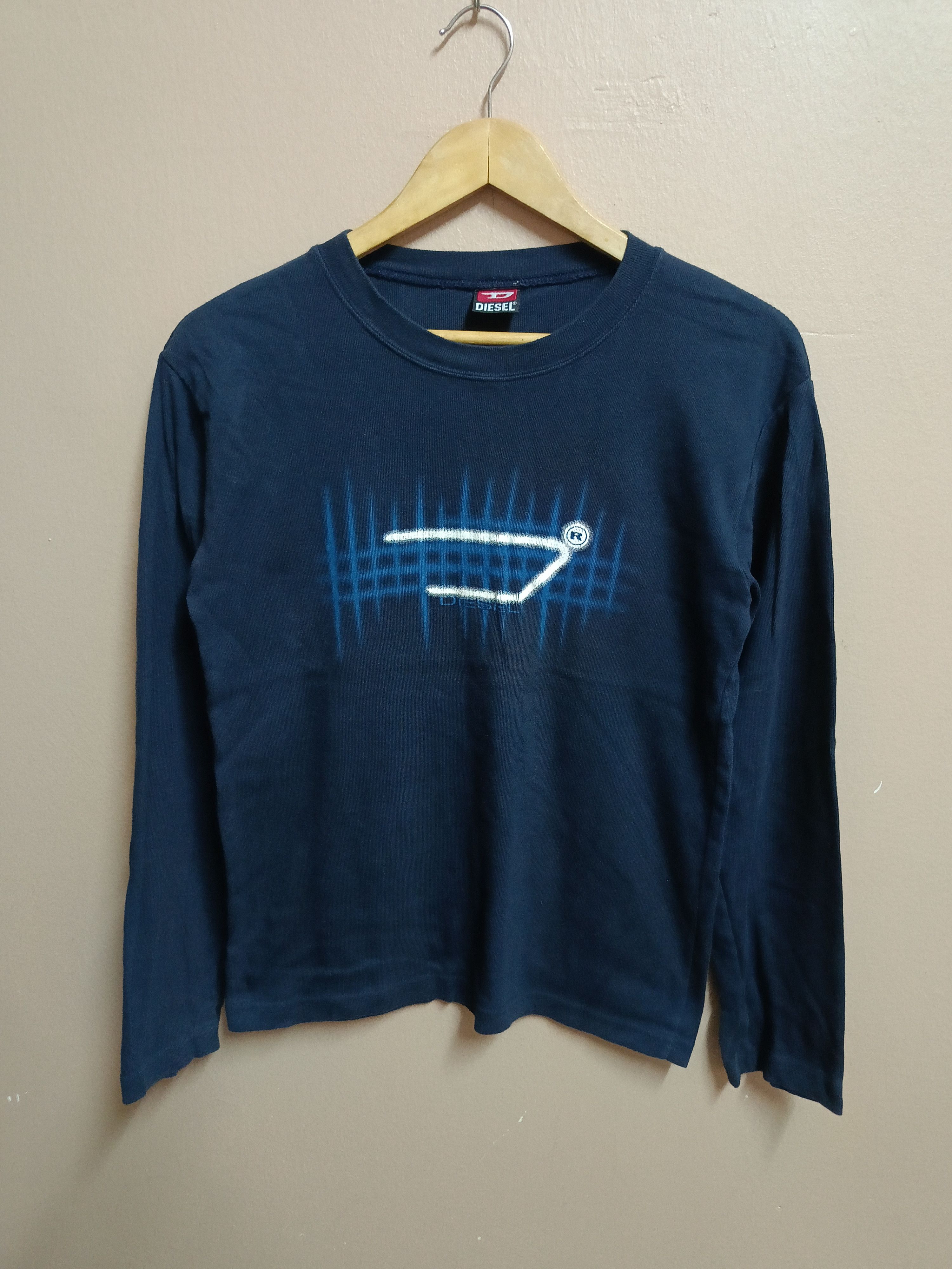 Diesel × Vintage Vintage Diesel Futuristic Logo shirt Size US XS / EU 42 / 0 - 2 Thumbnail